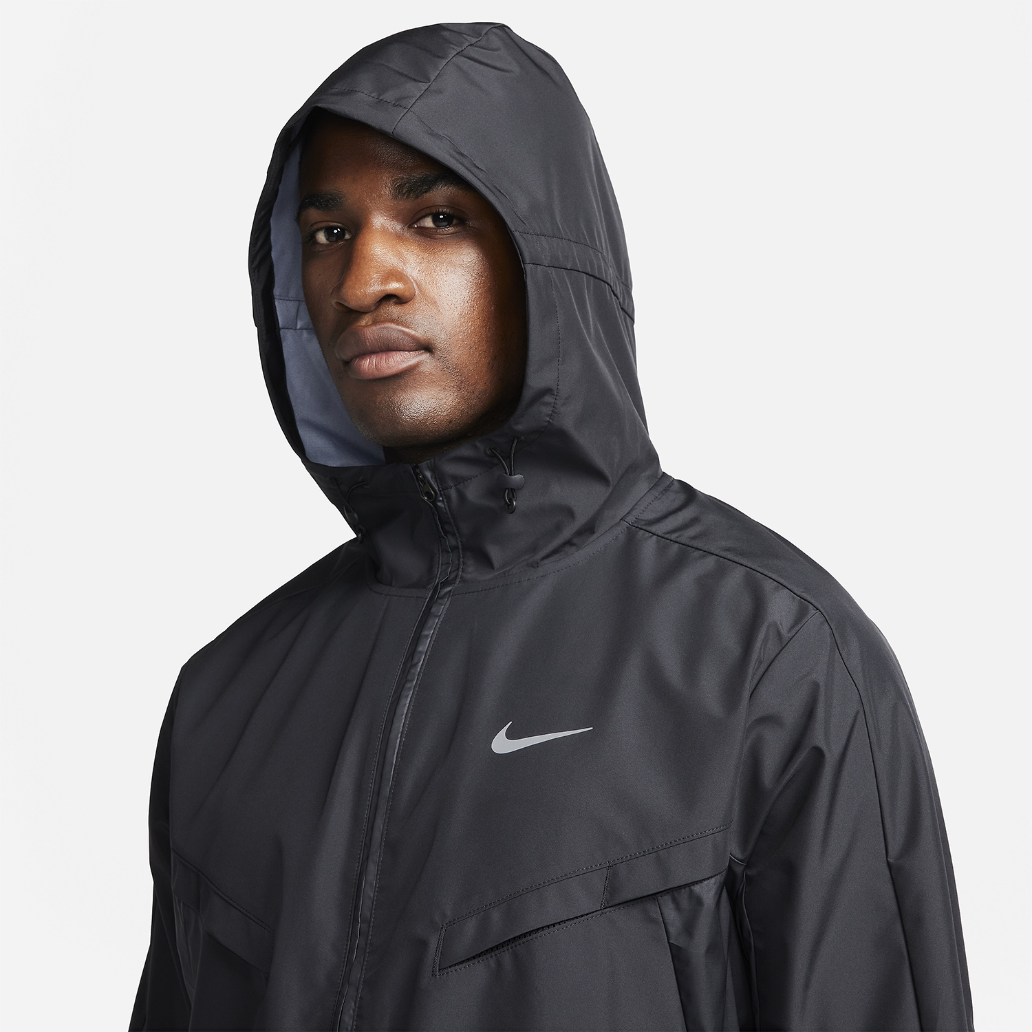 Nike Storm-FIT Windrunner Giacca Black/Reflective Silver