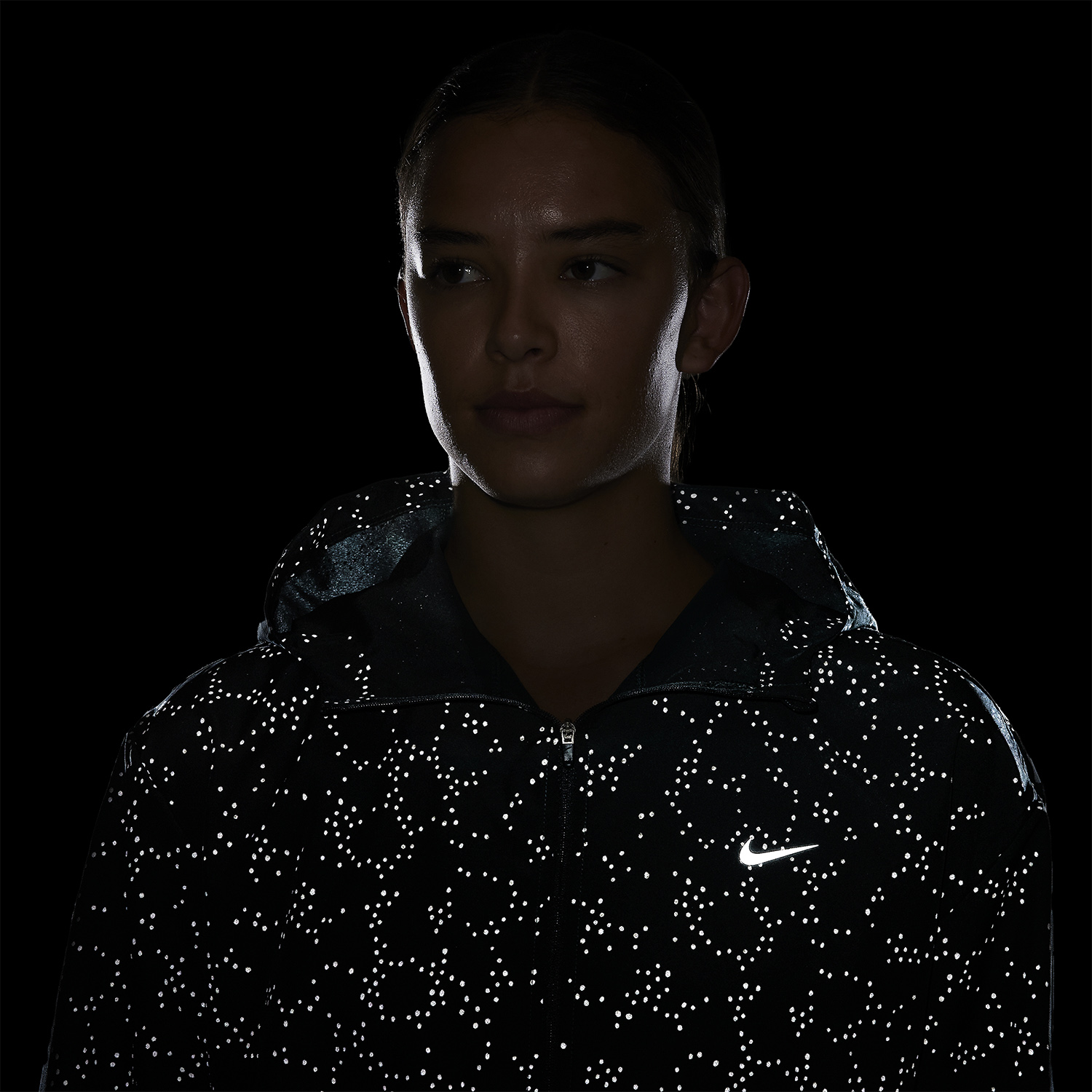 Nike Dri-FIT Logo Giacca Deep Jungle/Reflective Silver