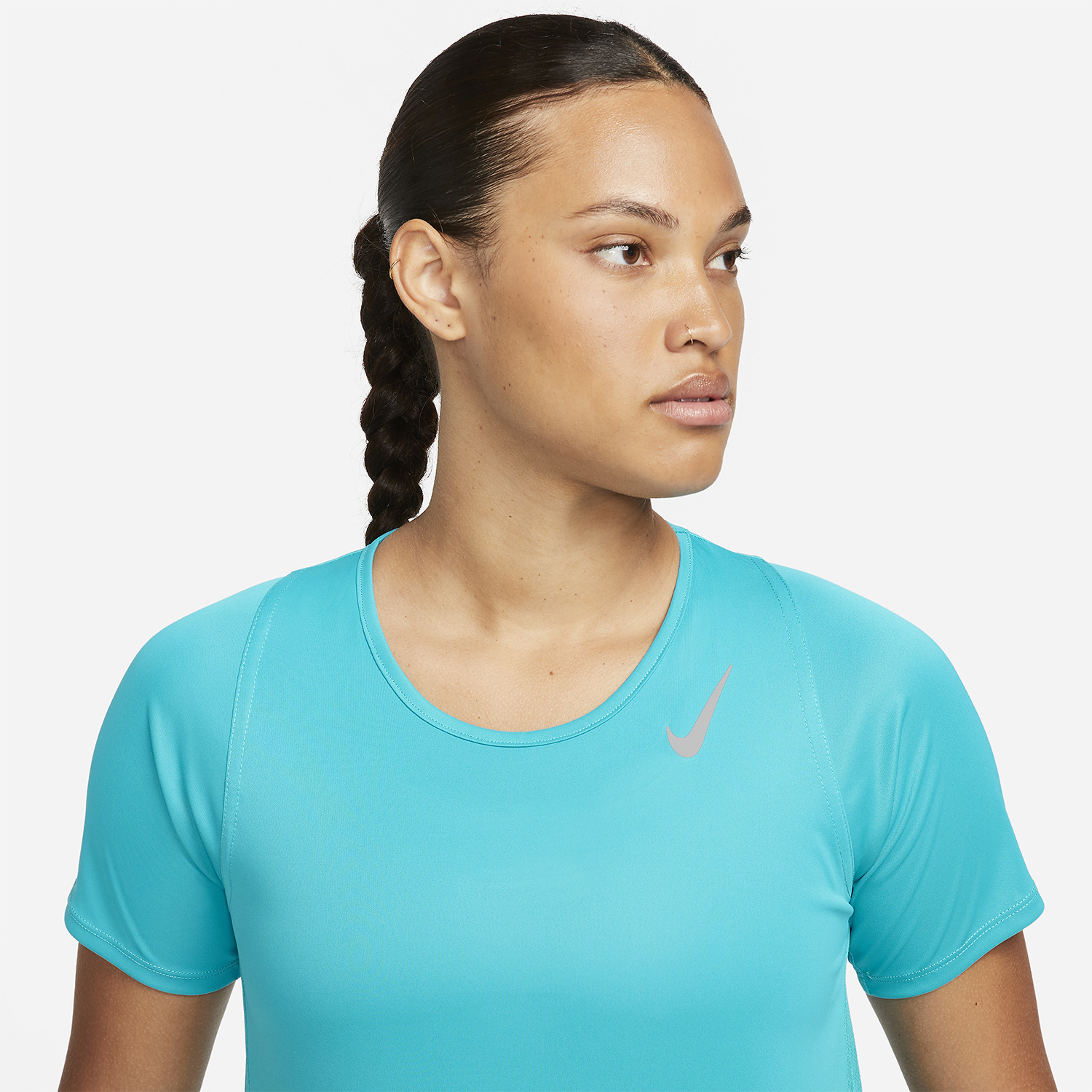 Nike Dri-FIT Race Maglietta Rapid Teal/Reflective Silver