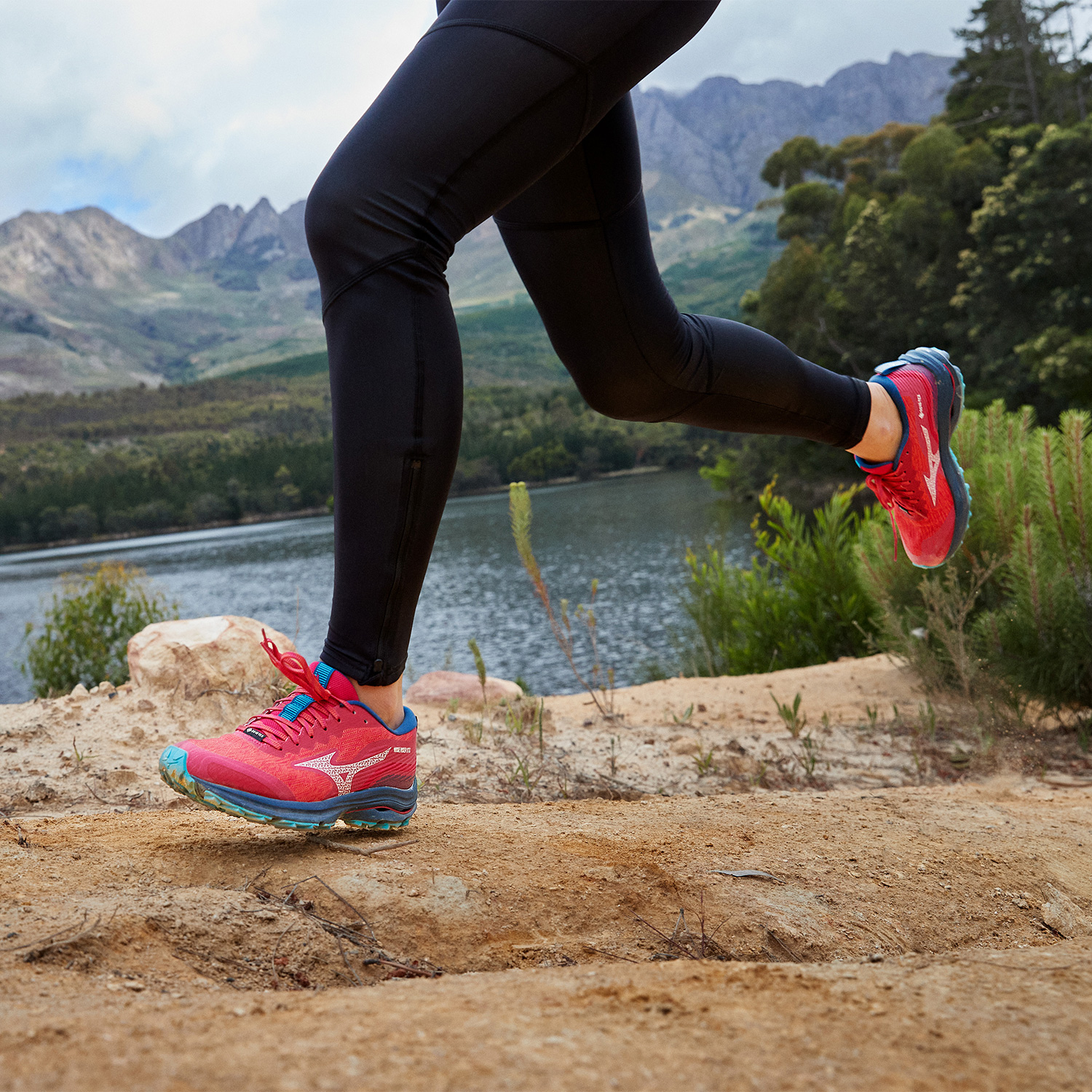 Mizuno Wave Rider GTX Jazzy/Blue Opal/Bluebird