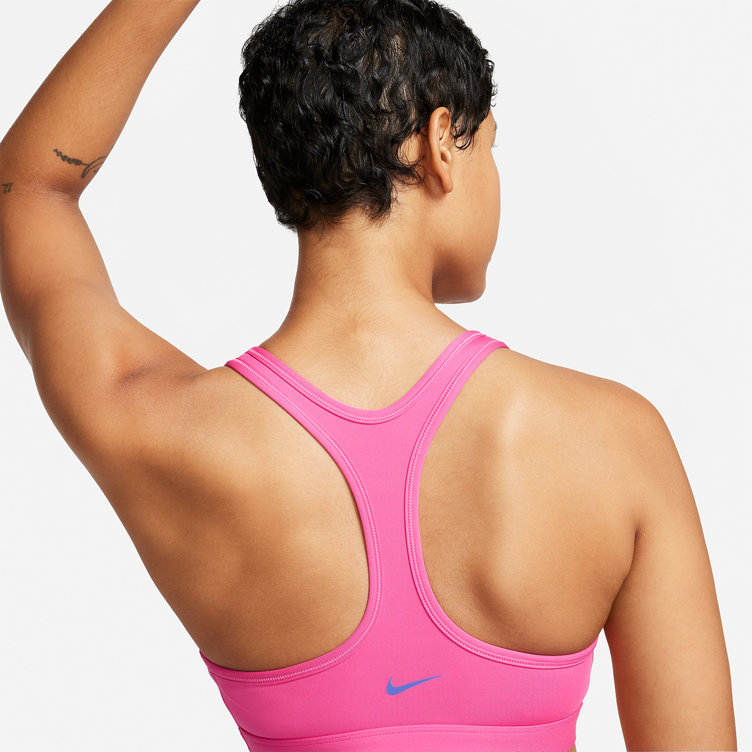 Nike Swoosh Reggiseno Sportivo Alchemy Pink/Hyper Royal