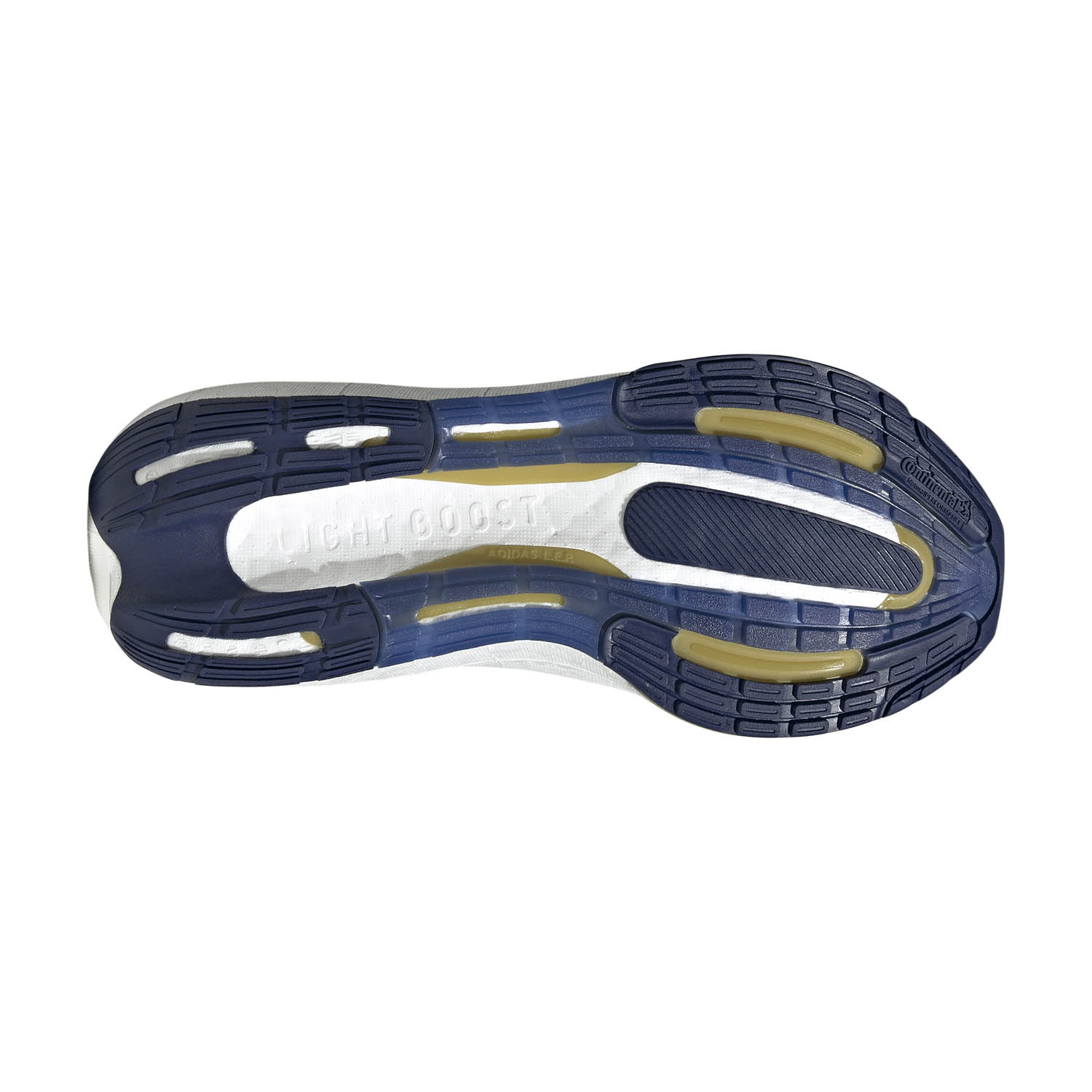 adidas Ultraboost Light Crystal White/Dark Blue/Gold Metallic