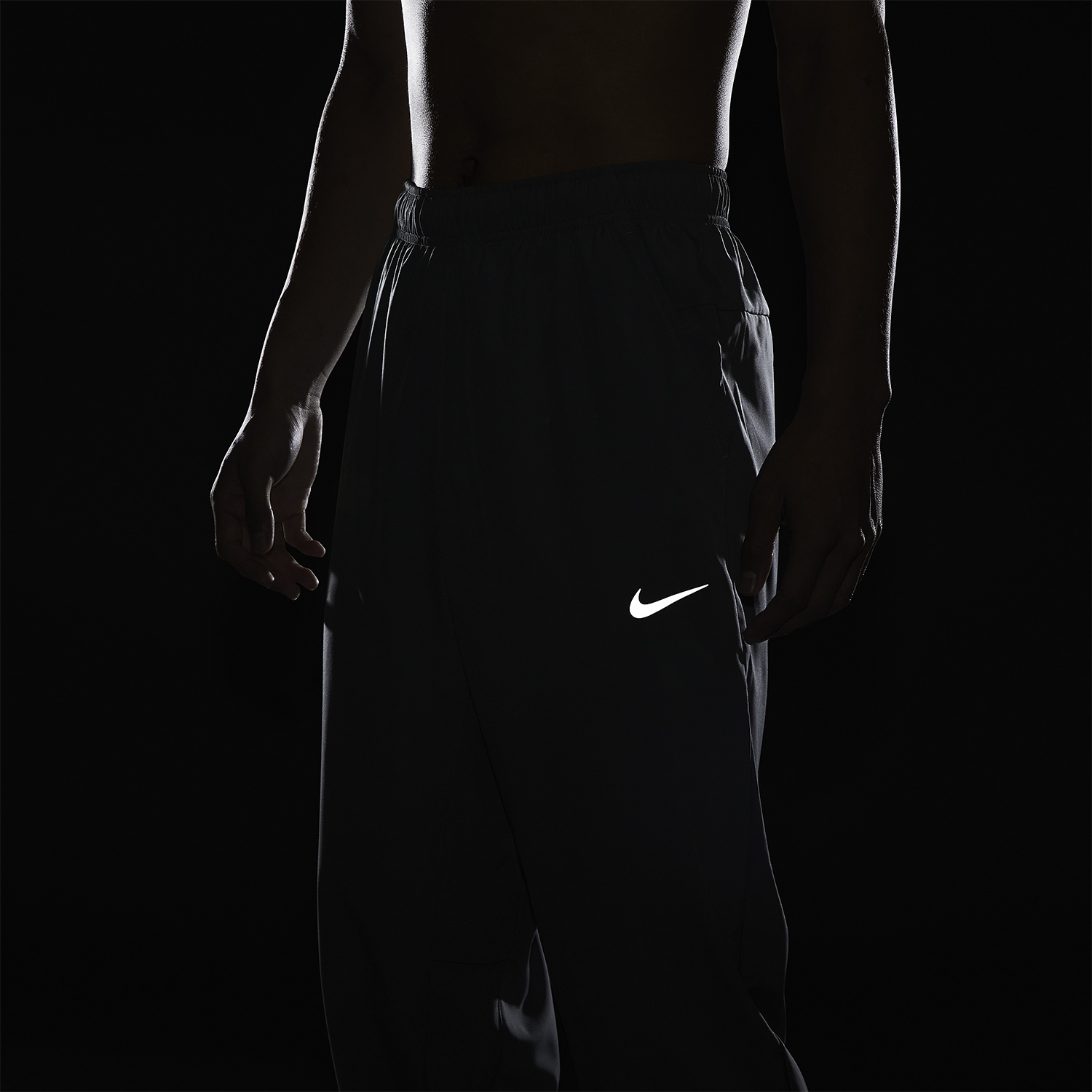 Nike Dri-FIT Form Pantaloni Smoke Grey/Black/Reflective Silver