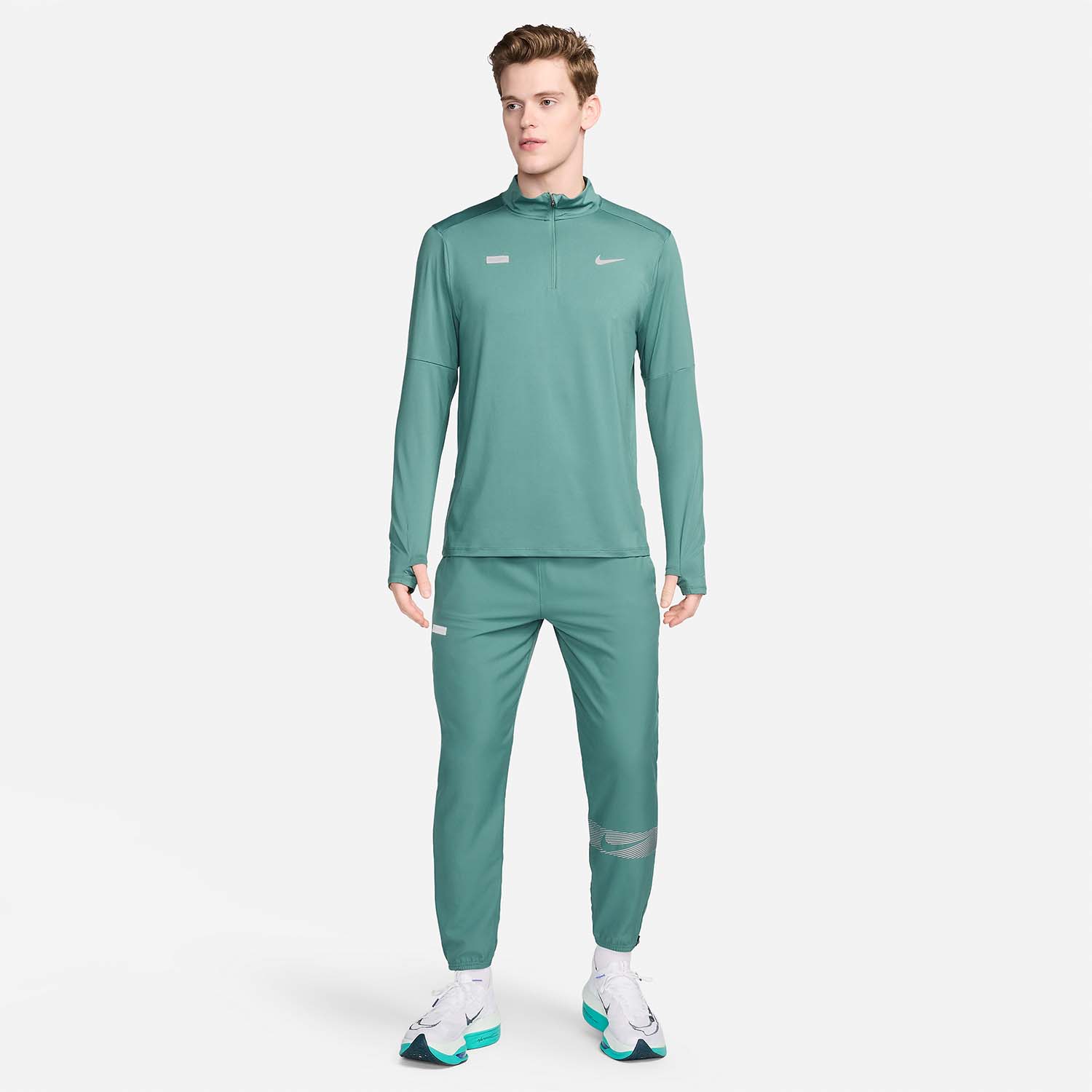 Nike Element Flash Maglia Bicoastal/Reflective Silver