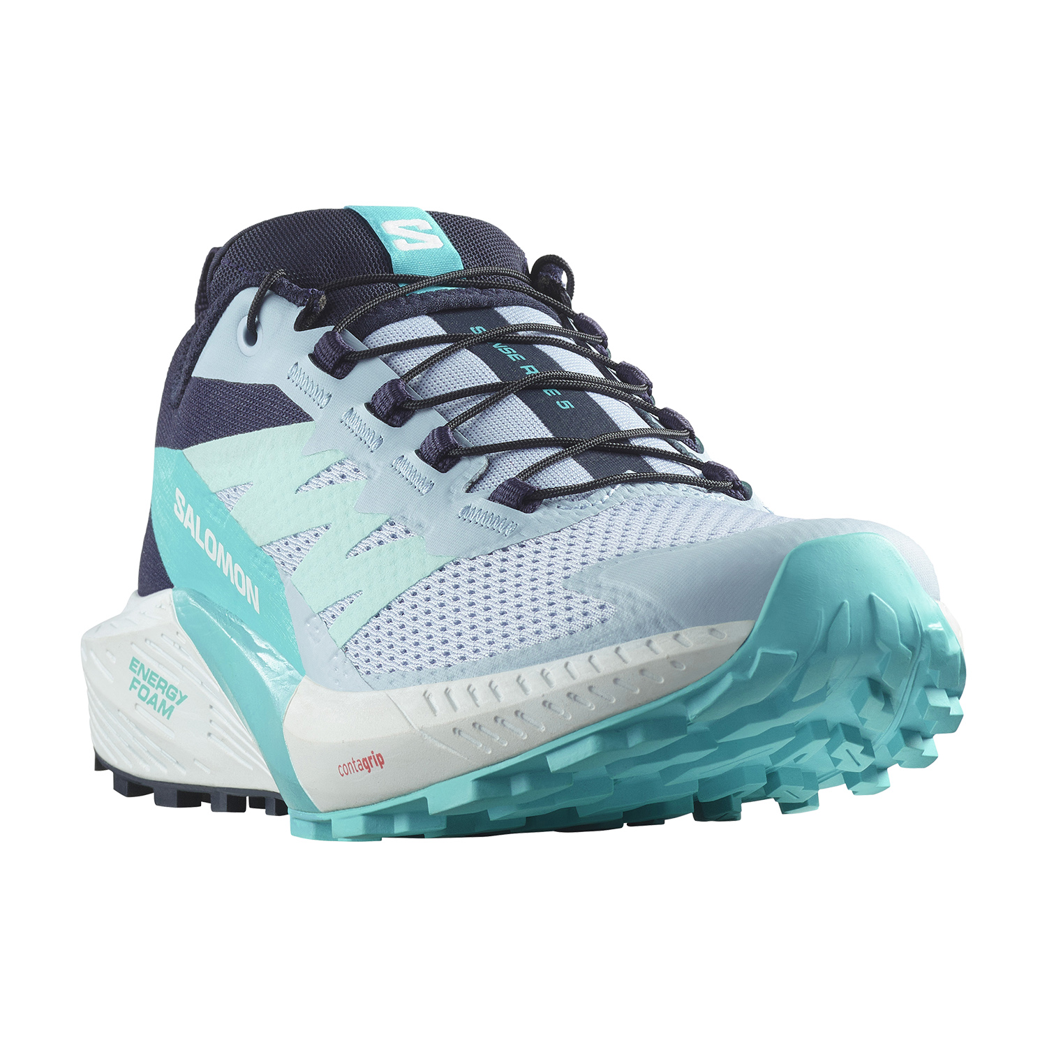 Salomon Sense Ride 5 Cashmere Blue/Carbon/Peacock Blue