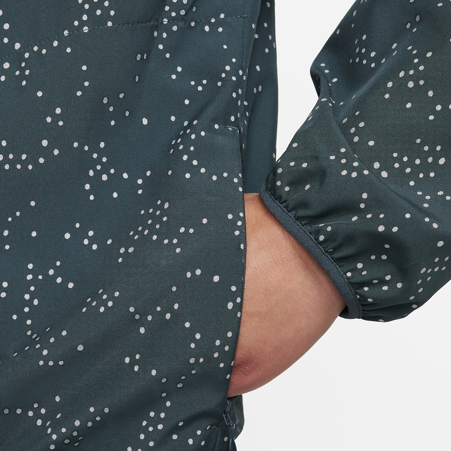 Nike Dri-FIT Logo Giacca Deep Jungle/Reflective Silver