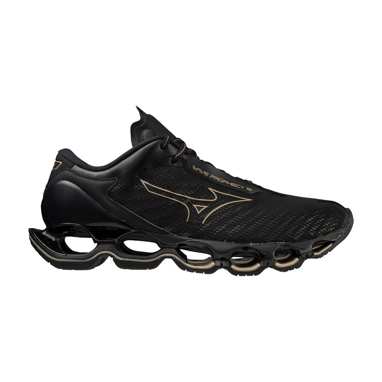 Mizuno Wave Prophecy 12 Black/Ge Gold