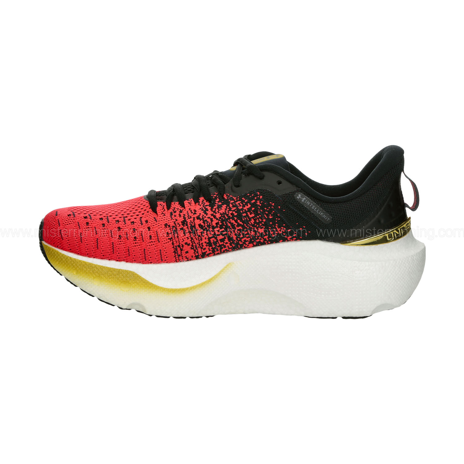 Under Armour Infinite Elite Black/Solar Red/Metallic Gold
