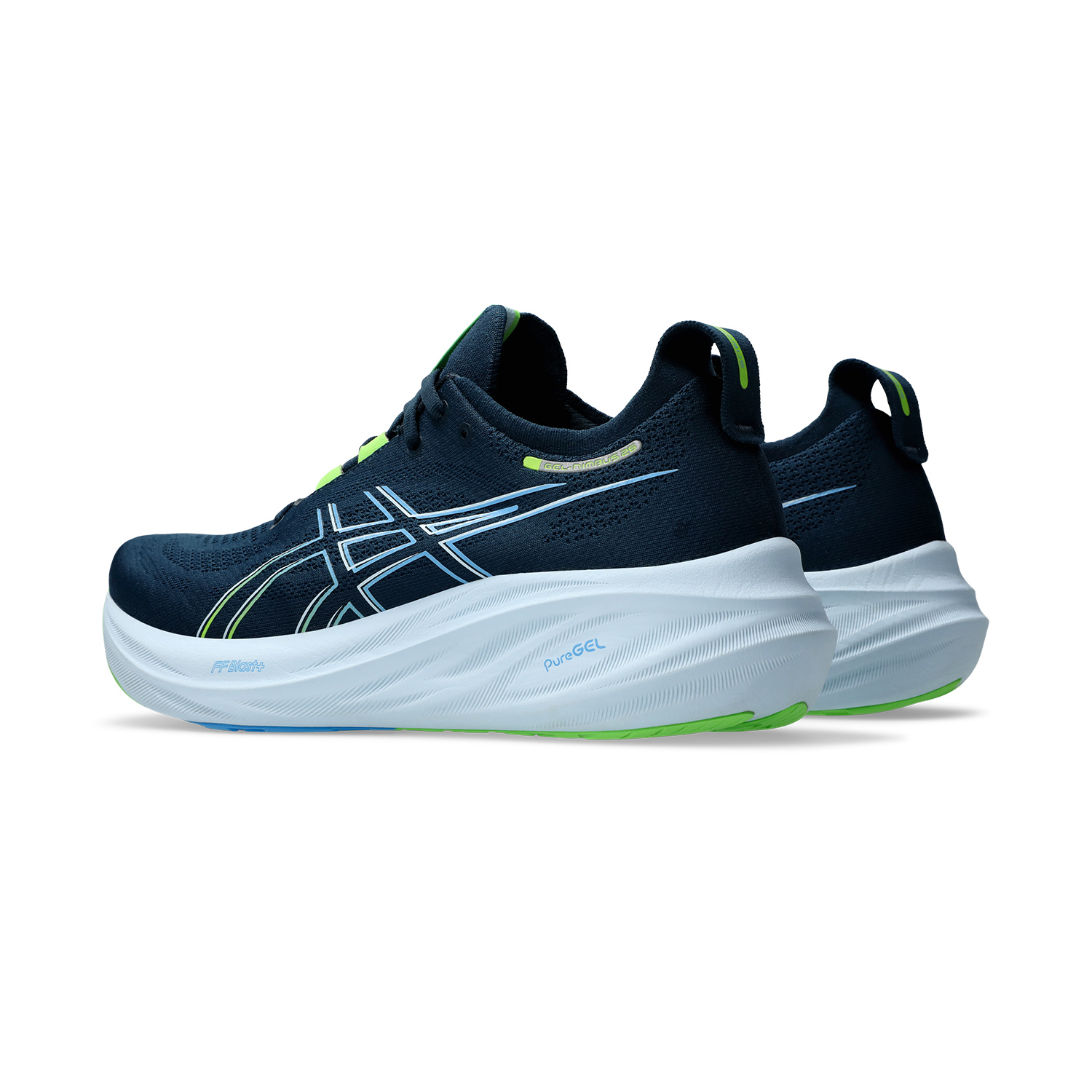 Asics Gel Nimbus 26 French Blue/Electric Lime