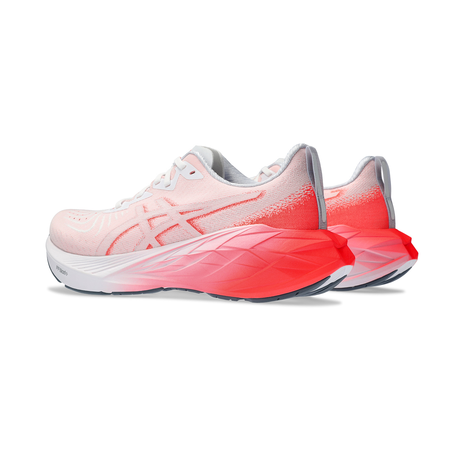 Asics Novablast 4 White/Sunrise Red