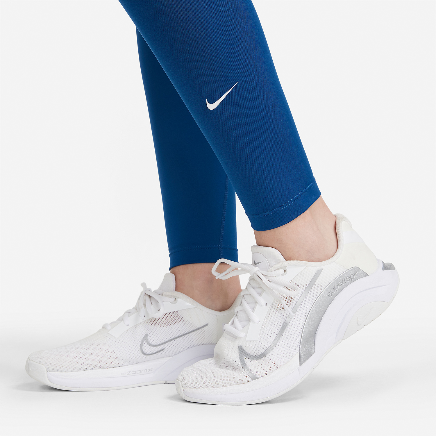 Nike One Tights Court Blue/White