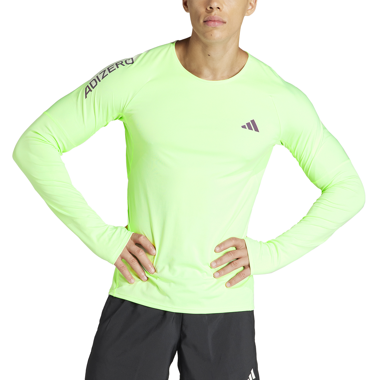 adidas adizero AEROREADY Maglia Semi Green Spark/Aurora Black