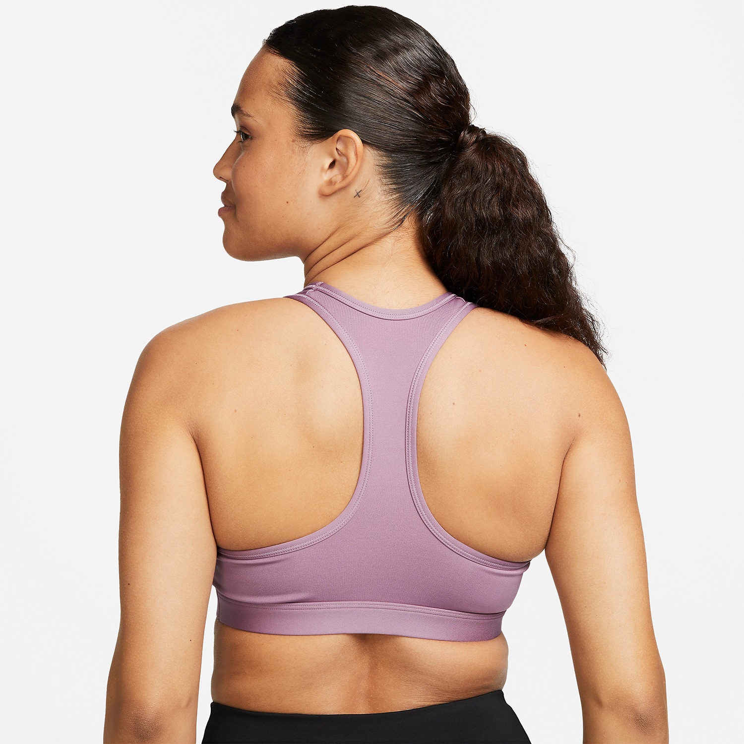 Nike Swoosh Dri-FIT Reggiseno Sportivo Violet Dust/White