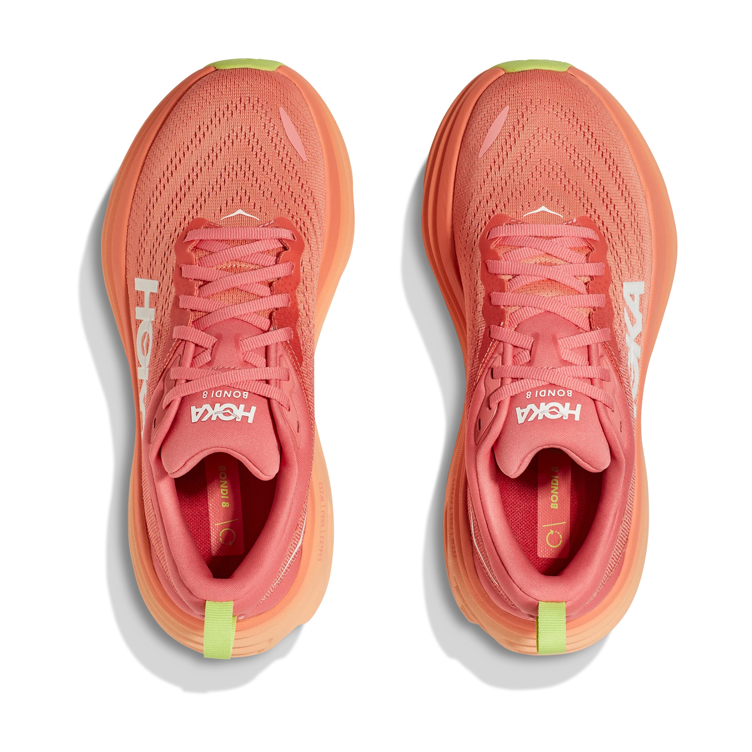 Hoka Bondi 8 Coral/Papaya