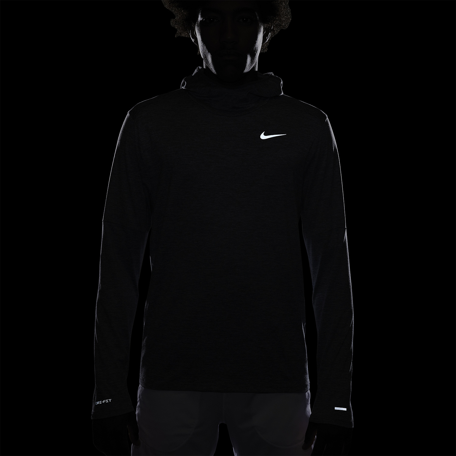 Nike Dri-FIT Element Maglia Smoke Grey/Grey Fog/Heather/Reflective Silver