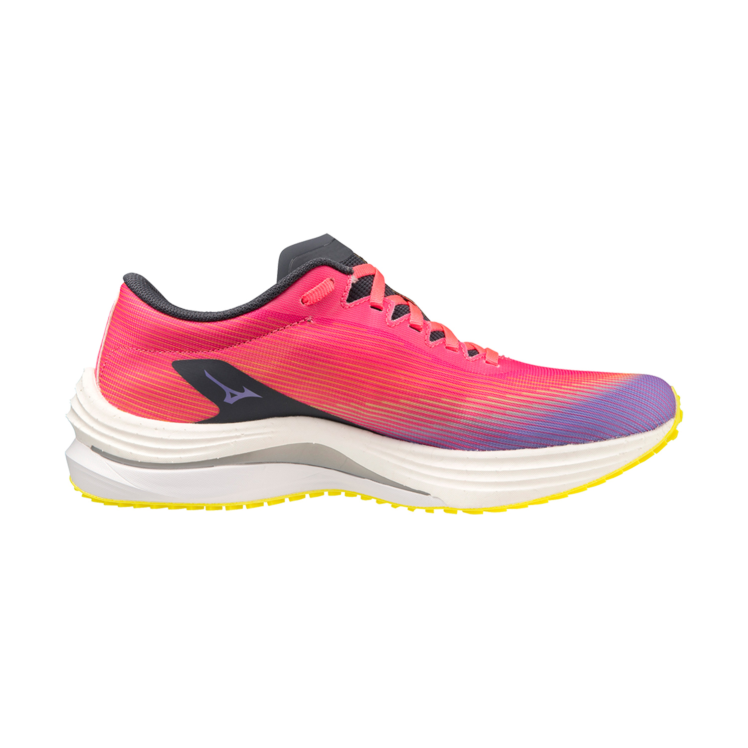 Mizuno Wave Rebellion Flash High/Vis Pink/Ombre Blue/Purple Punch