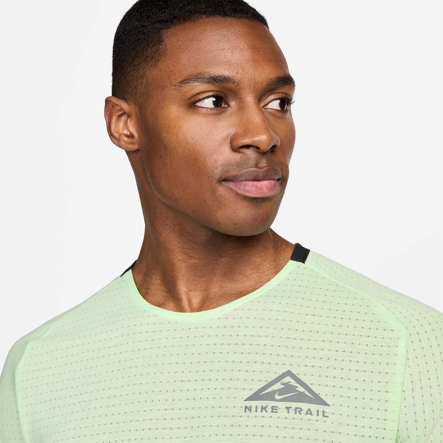 Nike Dri-FIT Solar Chase Maglietta Vapor Green/Black