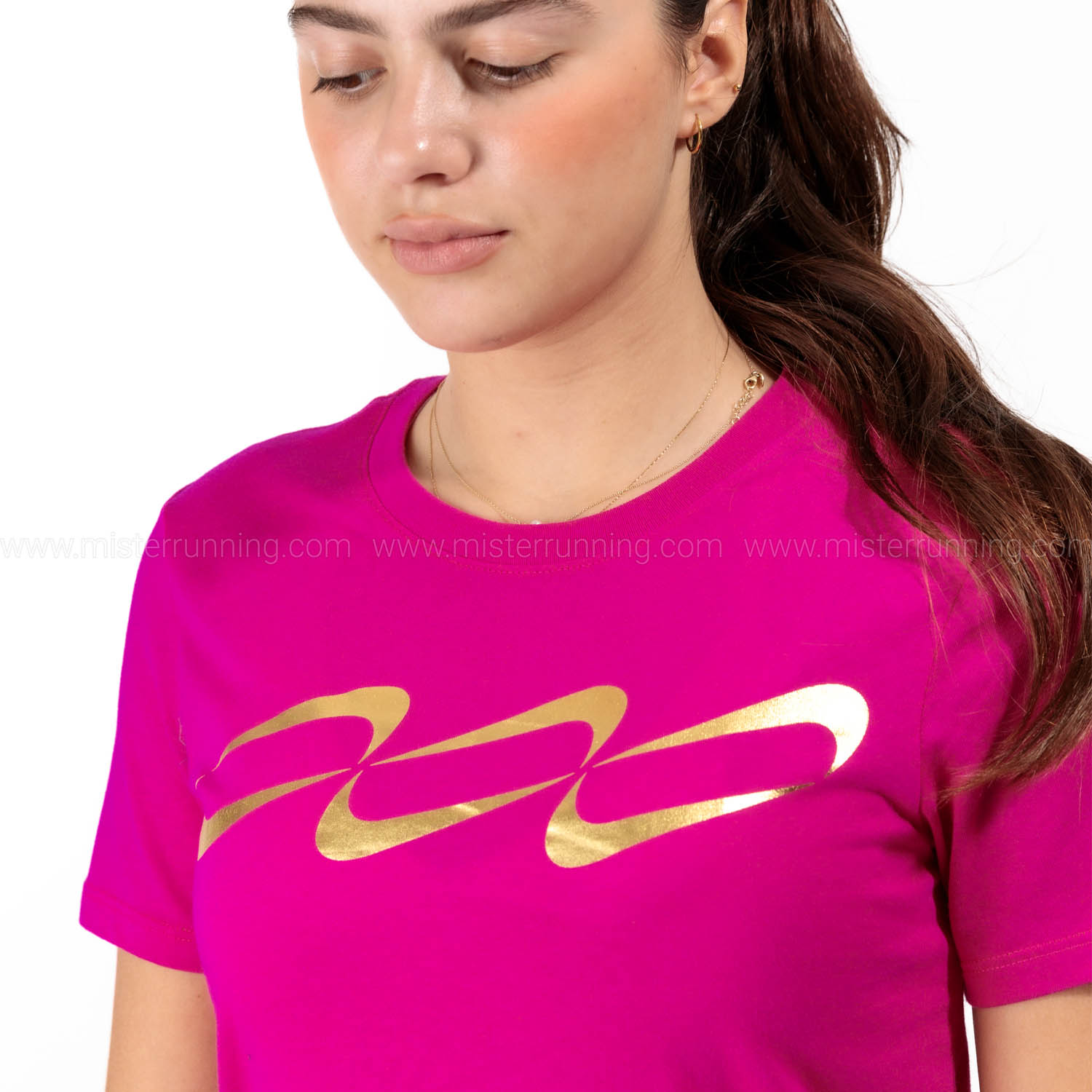 Nike Dri-FIT Crew Maglietta Fireberry