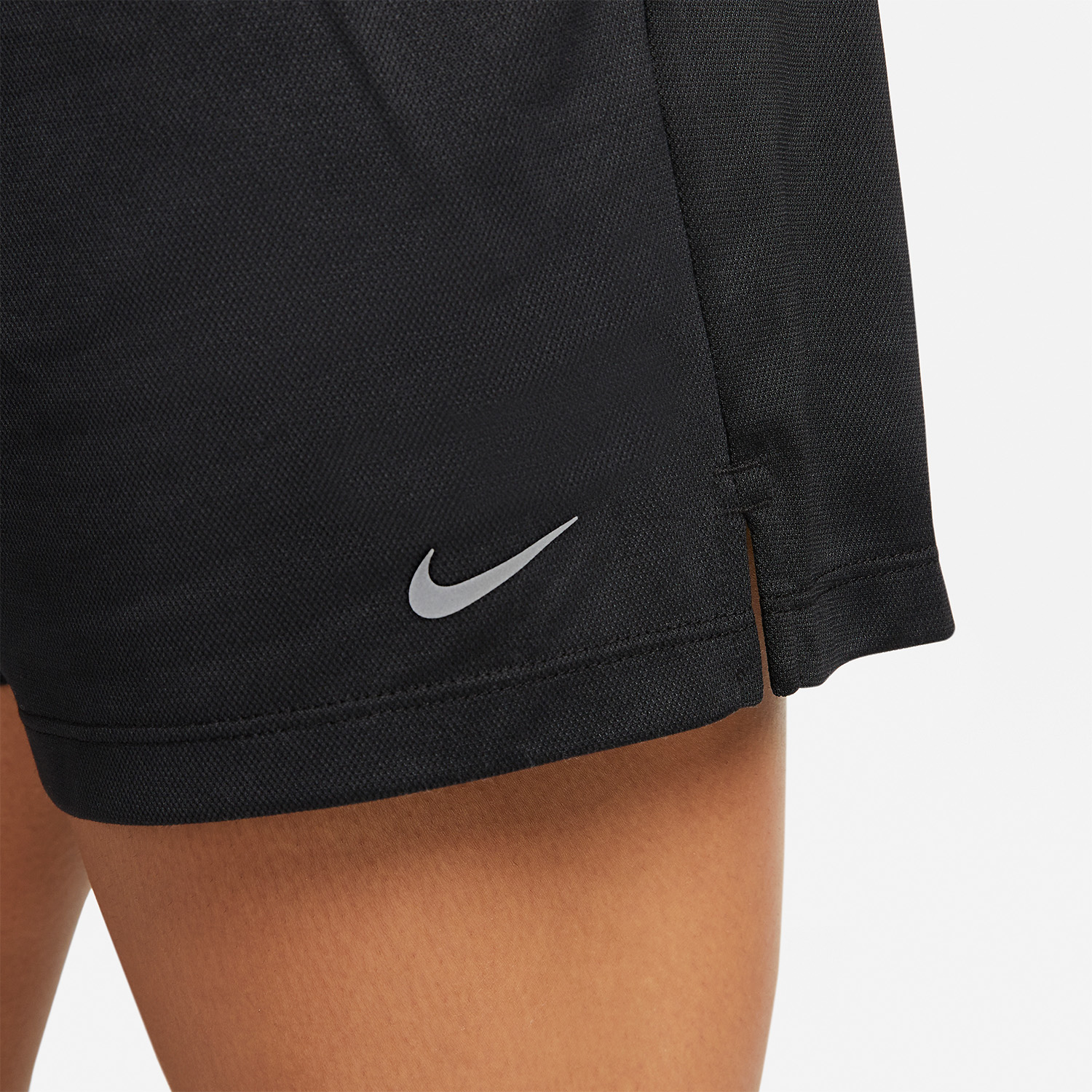 Nike Dri-FIT Attack Logo 5in Pantaloncini Black/White/Reflective Silver