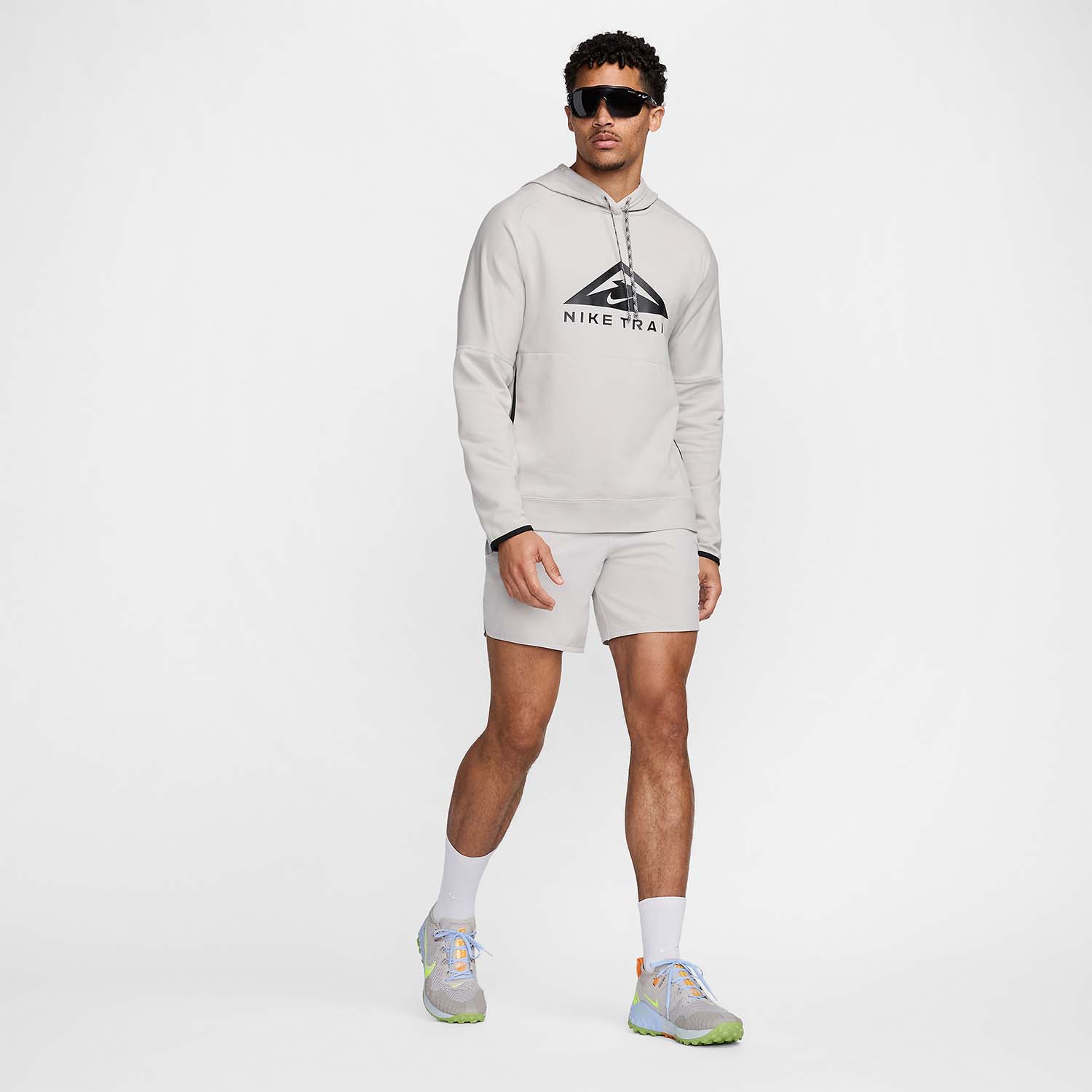 Nike Dri-FIT Off Road Felpa Light Iron Ore/Black