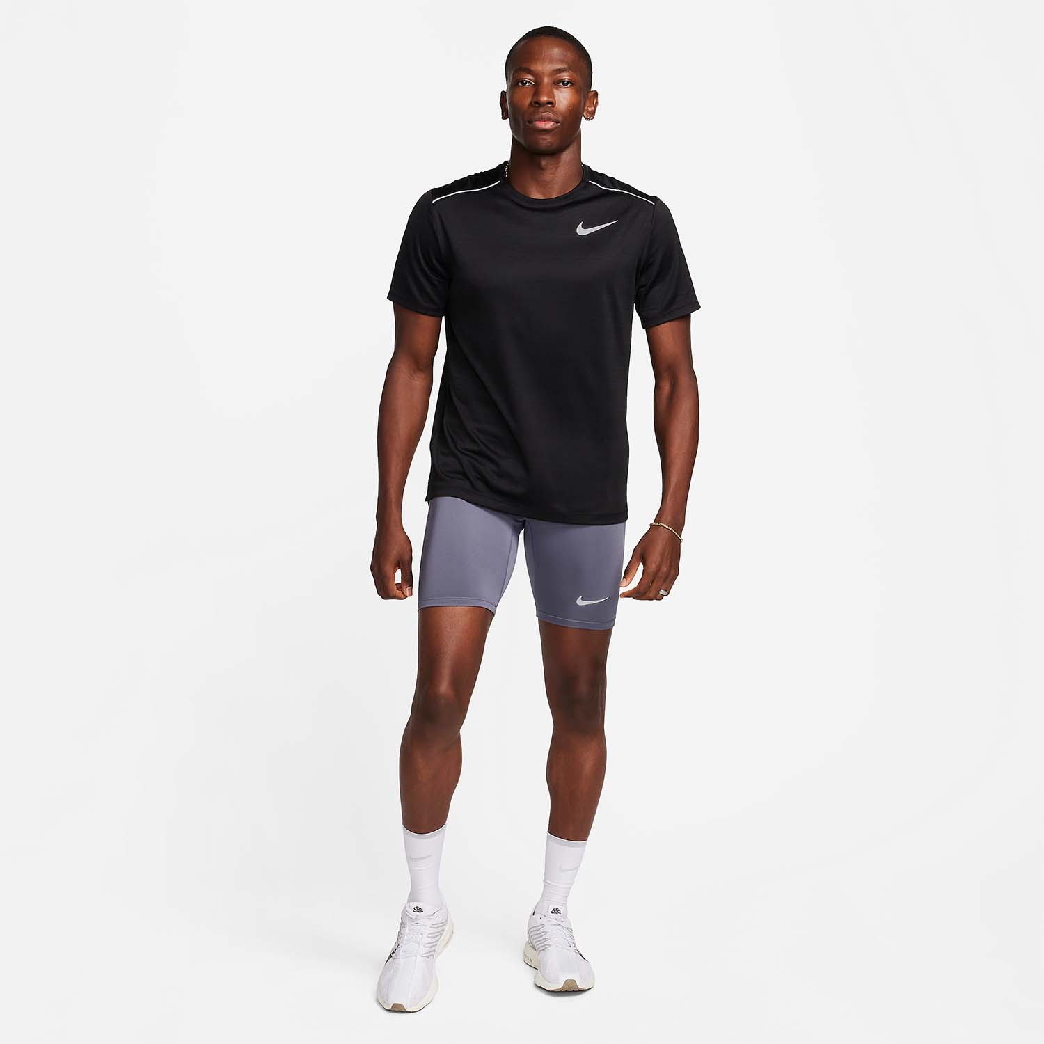 Nike Dri-FIT Fast 8in Pantaloncini Light Carbon/Reflective Silver