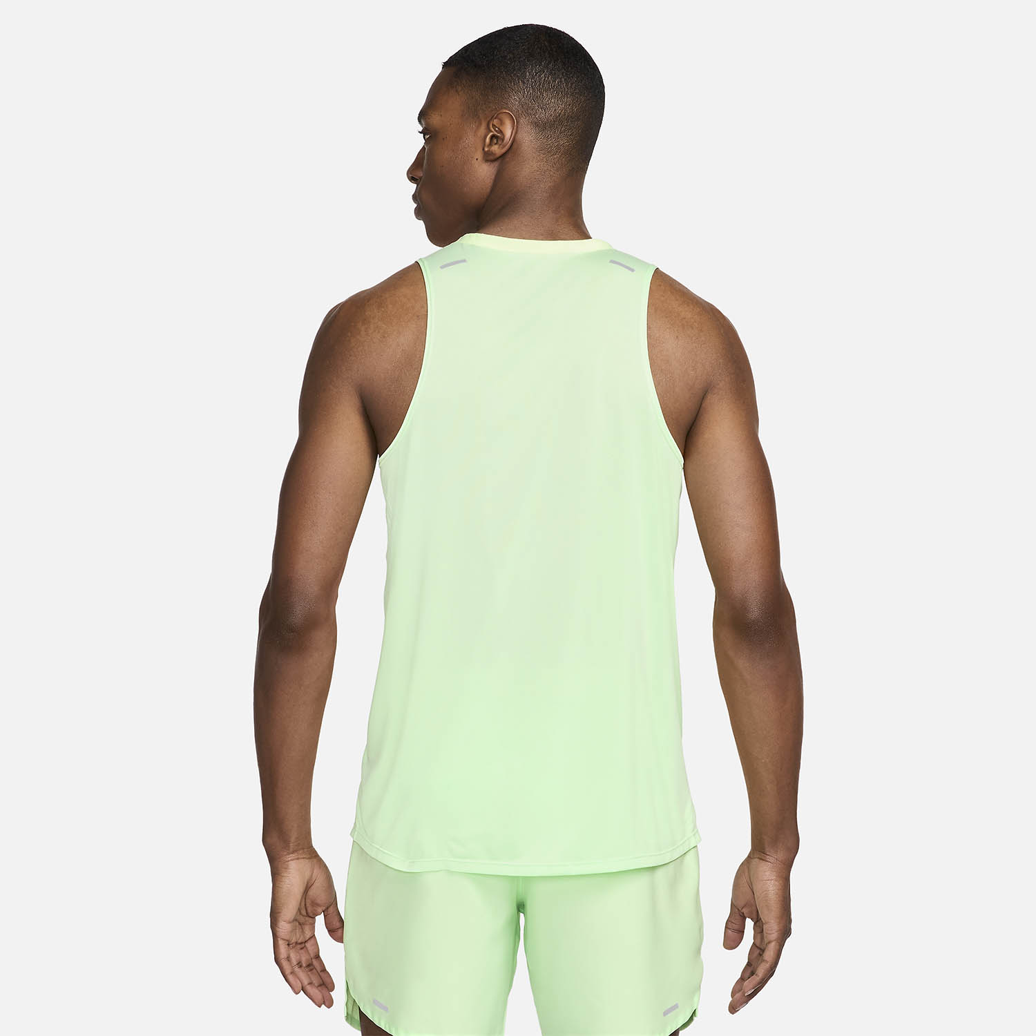 Nike Dri-FIT Rise 365 Canotta Vapor Green/Reflective Silver