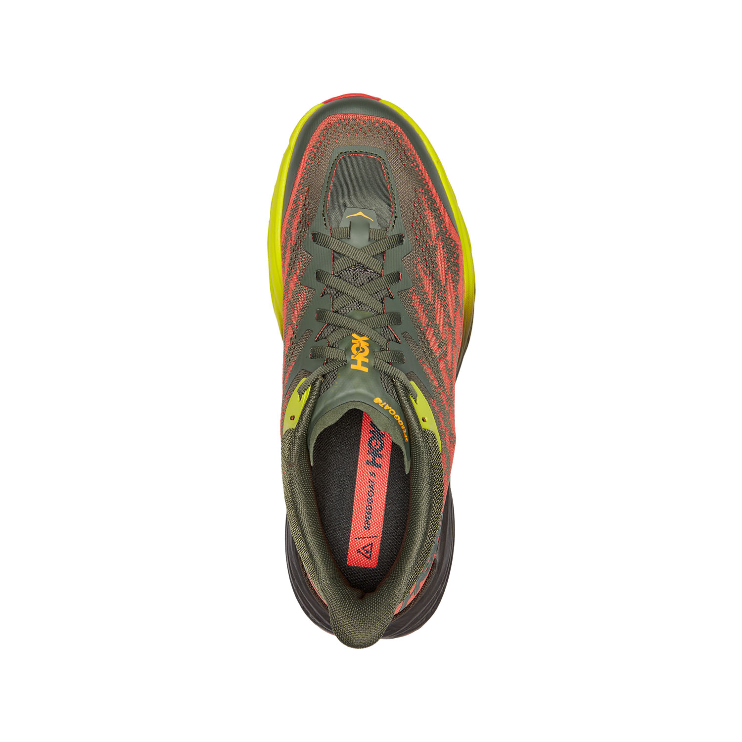 Hoka Speedgoat 5 Wide Thyme/Fiesta