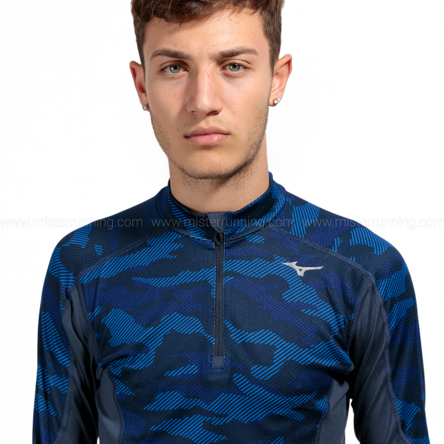 Mizuno Virtual G3 Camo Maglia Surf Blue