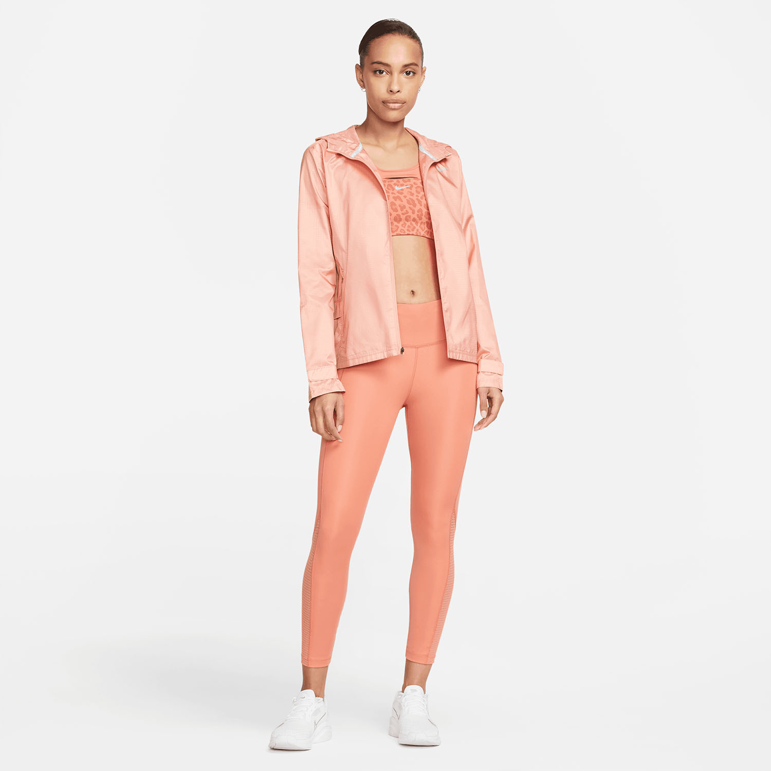 Nike Dri-FIT Fast 7/8 Tights Madder Root/Reflective Silver