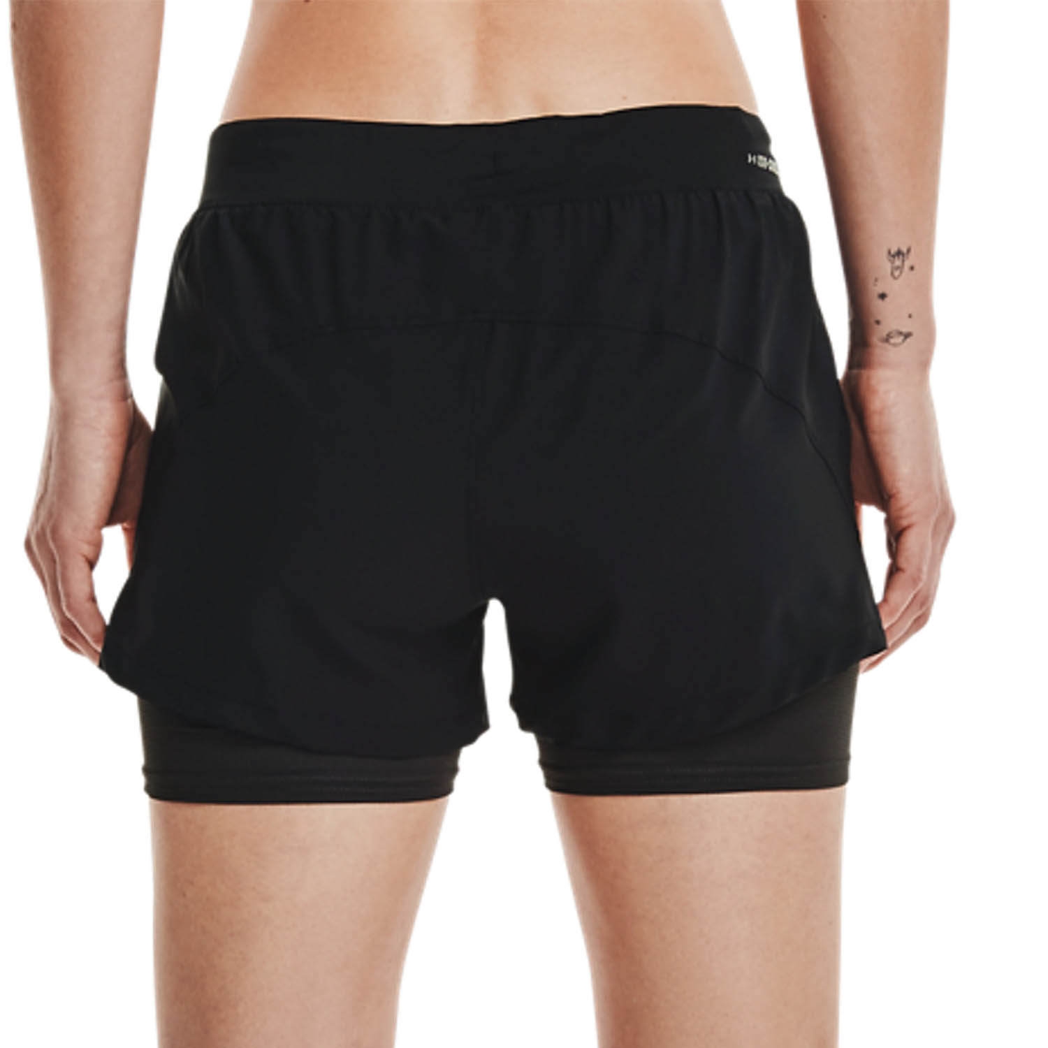 Under Armour IsoChill 2 in 1 3in Pantaloncini Black/Reflective
