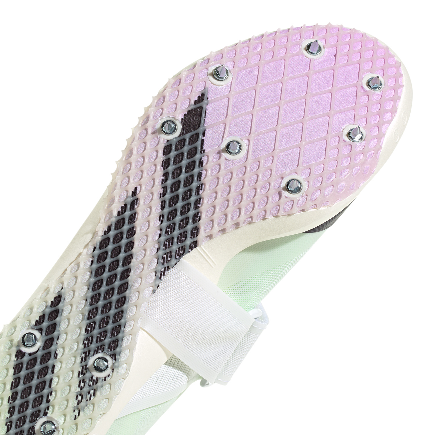 adidas adizero High Jump Cloud White/Core Black/Green Spark