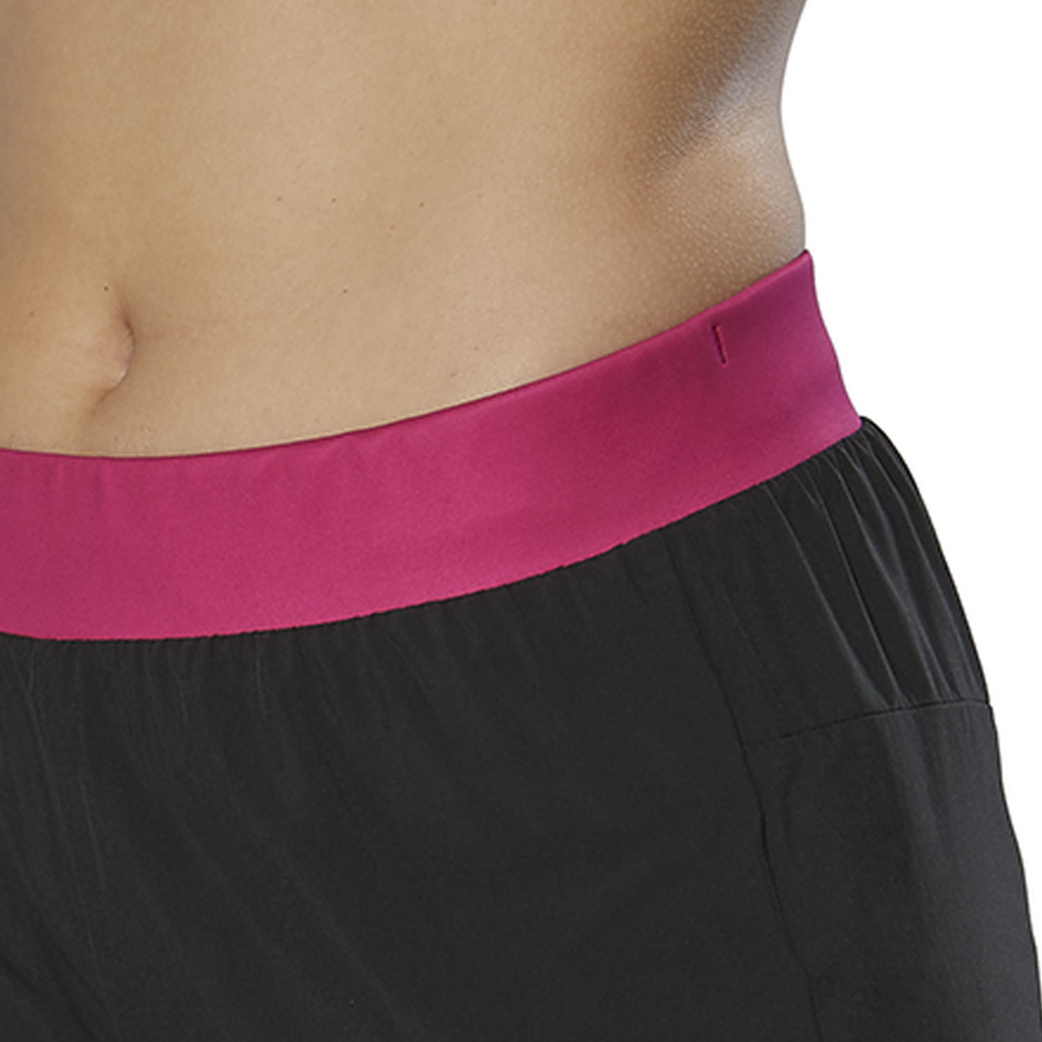 Mizuno Alpha 4.5in Pantaloncini Black/Pink Peacock