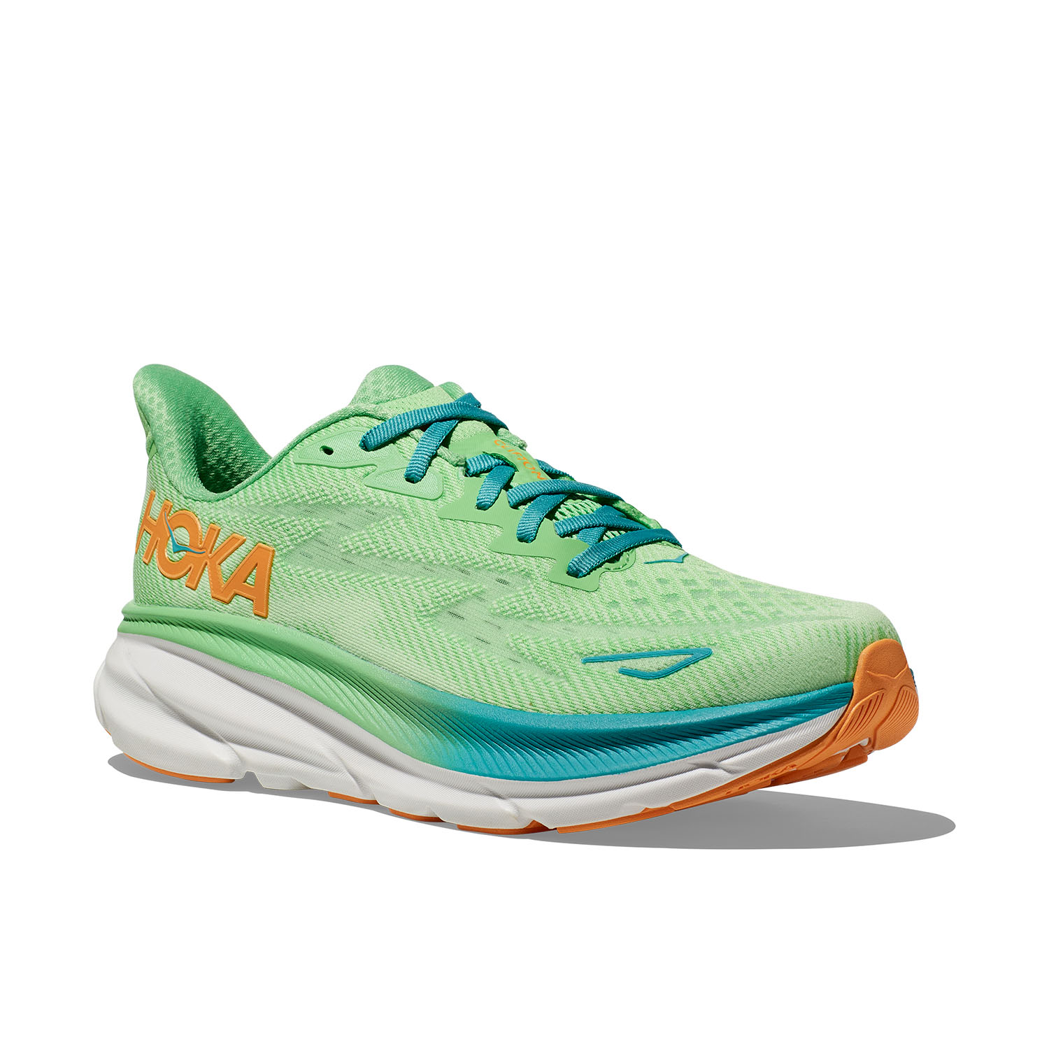 Hoka Clifton 9 Zest/Lime Glow