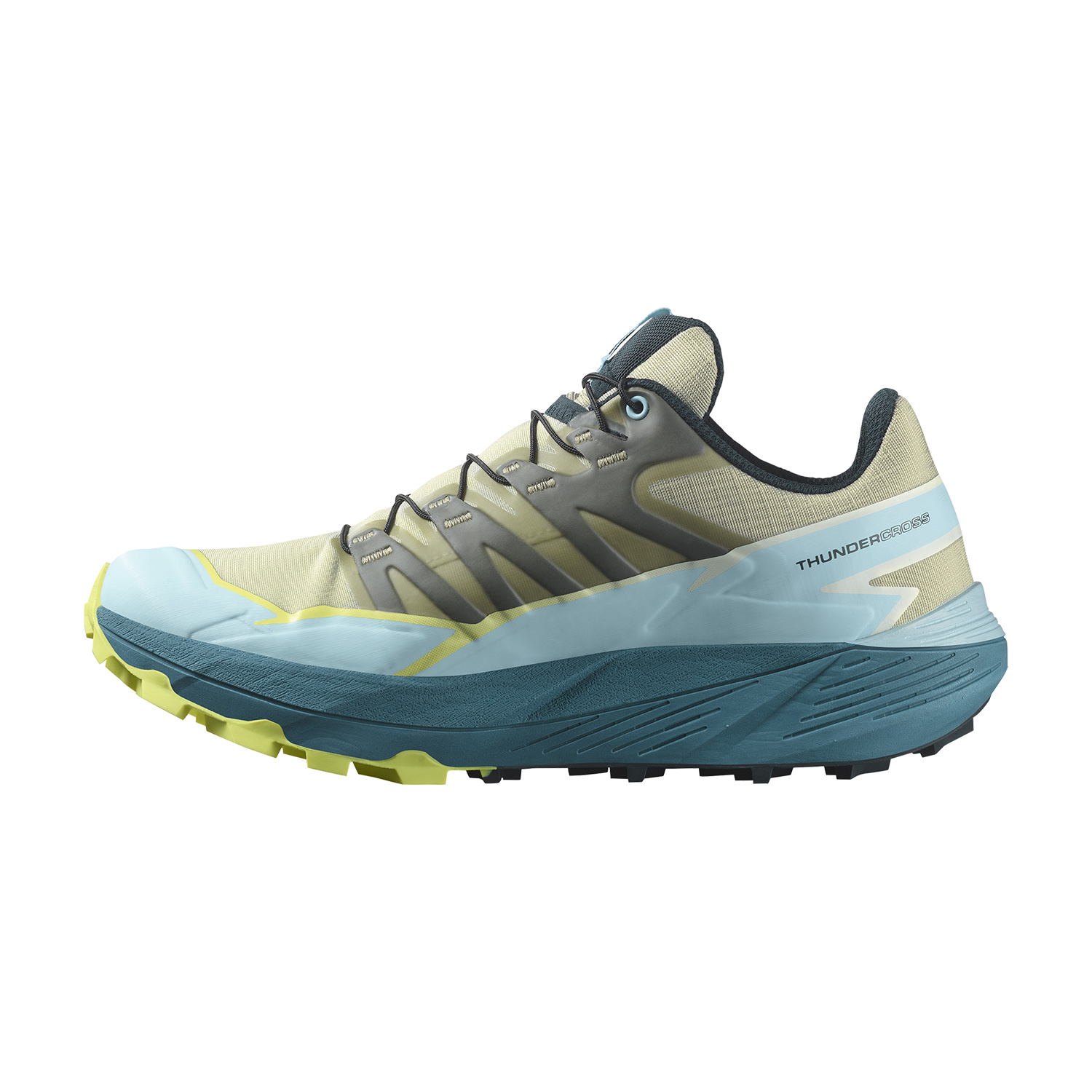 Salomon Thundercross Alfalfa/Tanager Turquoise/Sunny Lime