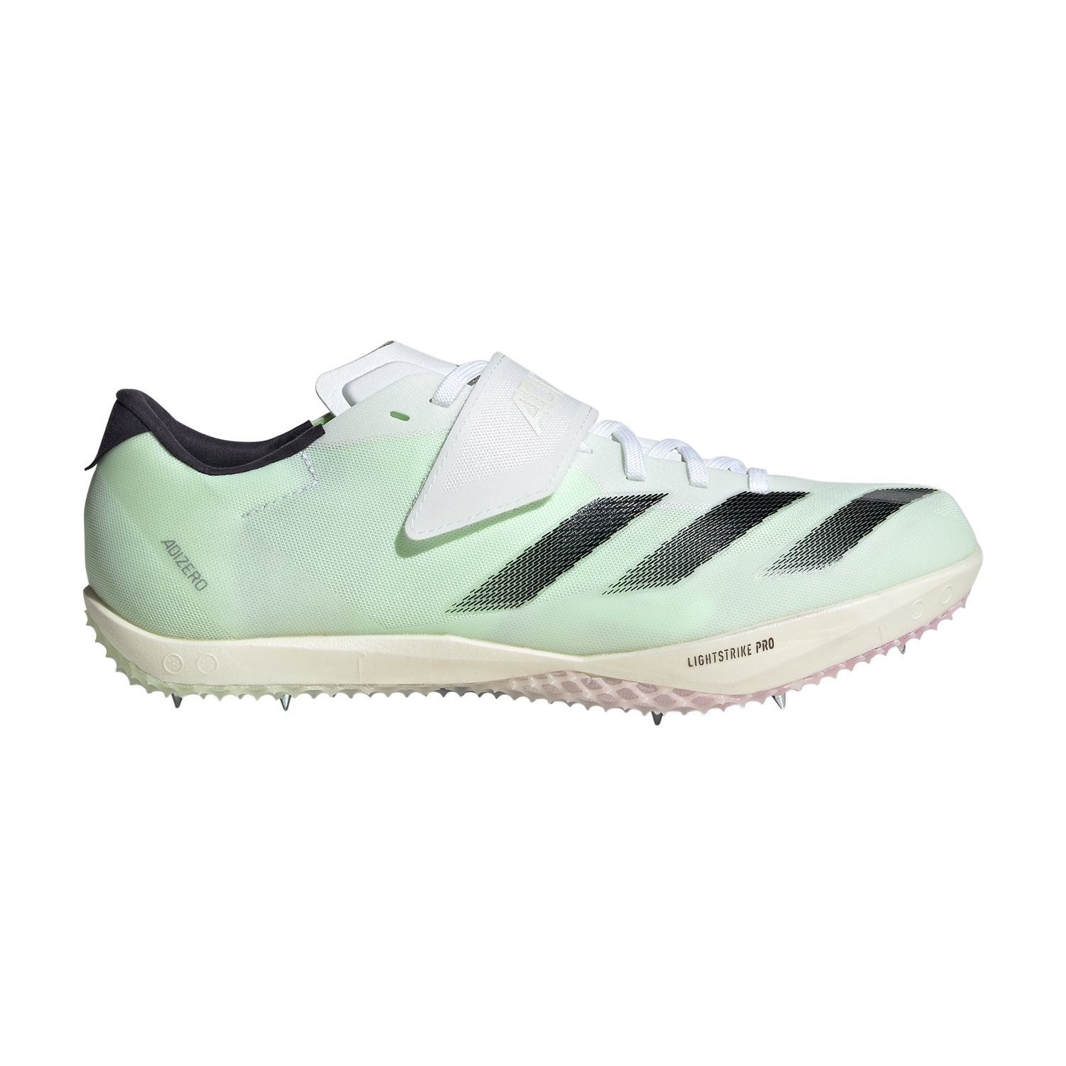 adidas adizero High Jump Cloud White/Core Black/Green Spark