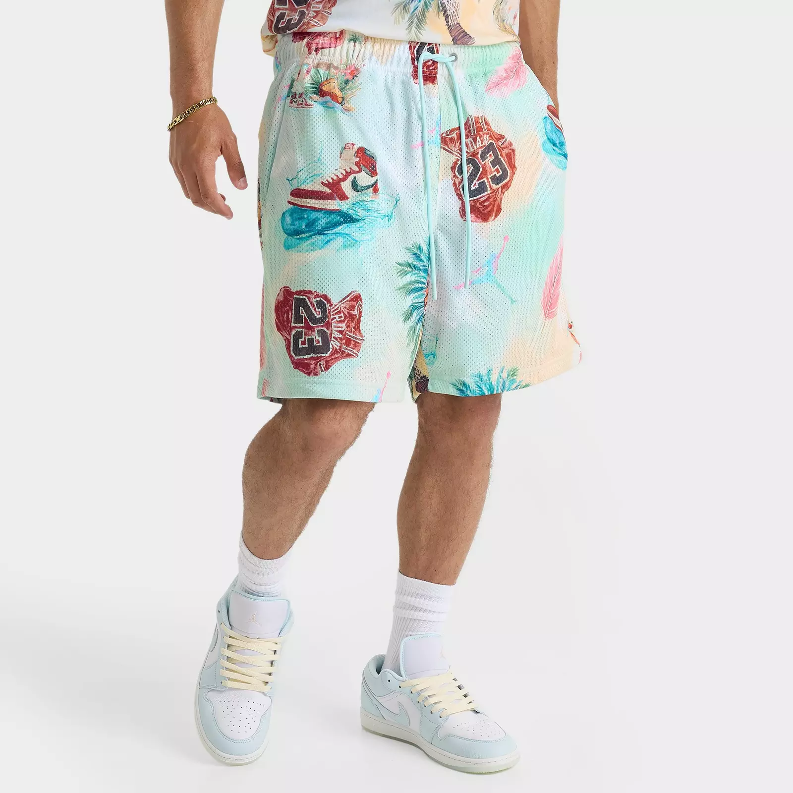 Men's Jordan Essentials Printed Mesh Shorts