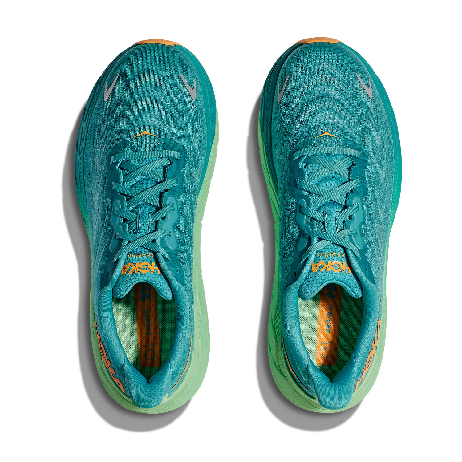 Hoka Arahi 6 Ocean Mist/Lime Glow