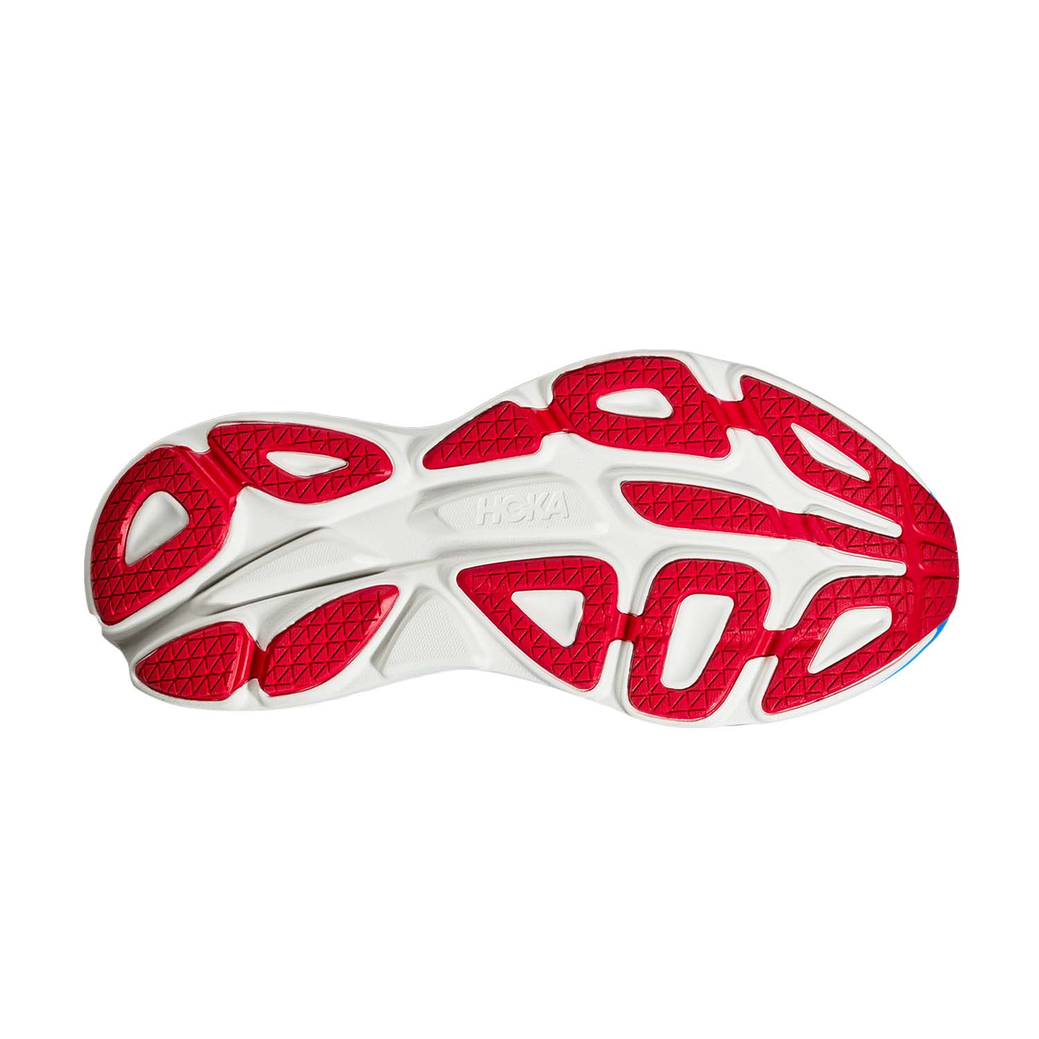 Hoka Bondi 8 Wide Blanc De Blanc/Virtual Blue