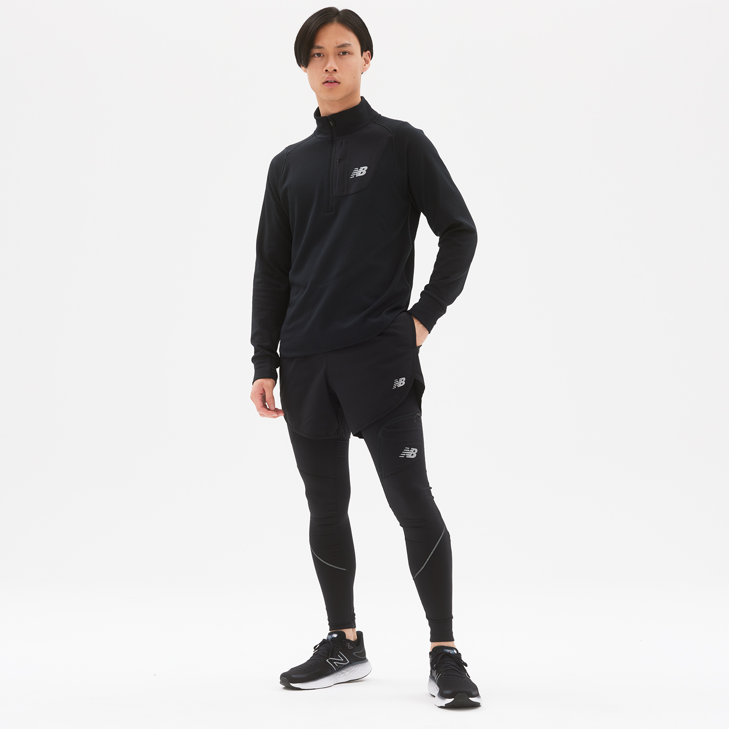 New Balance Heat Maglia Black