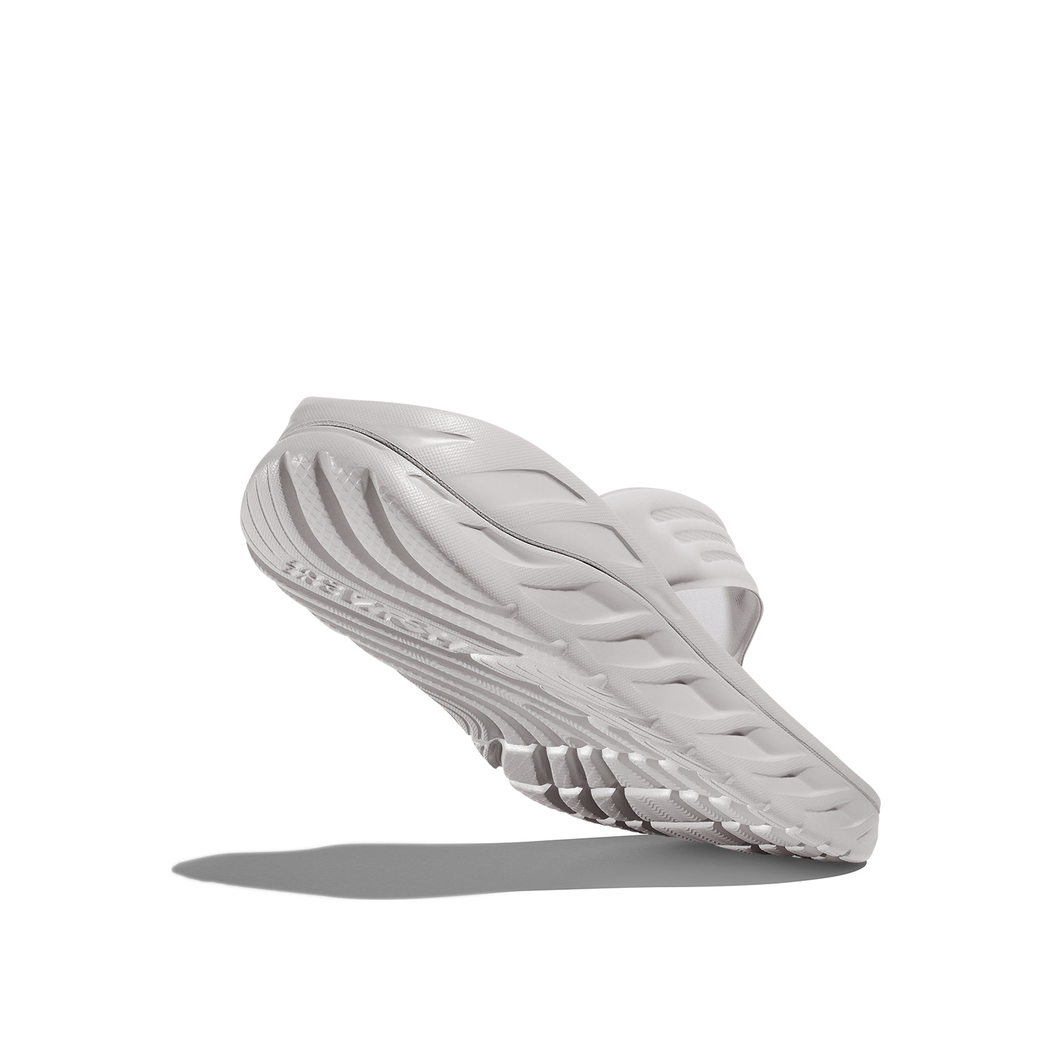 Hoka Ora Recovery Flip Lunar Rock/White