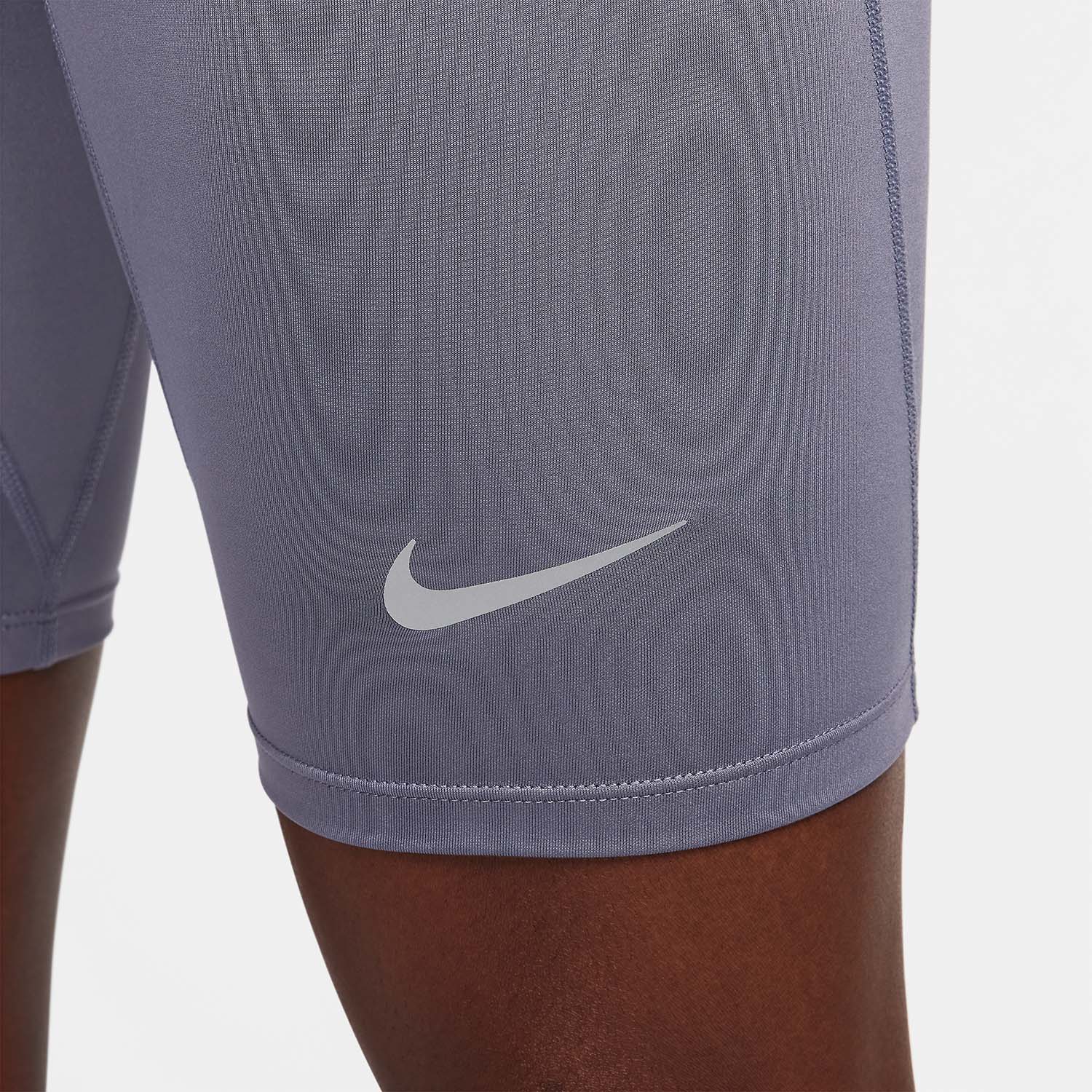 Nike Dri-FIT Fast 8in Pantaloncini Light Carbon/Reflective Silver