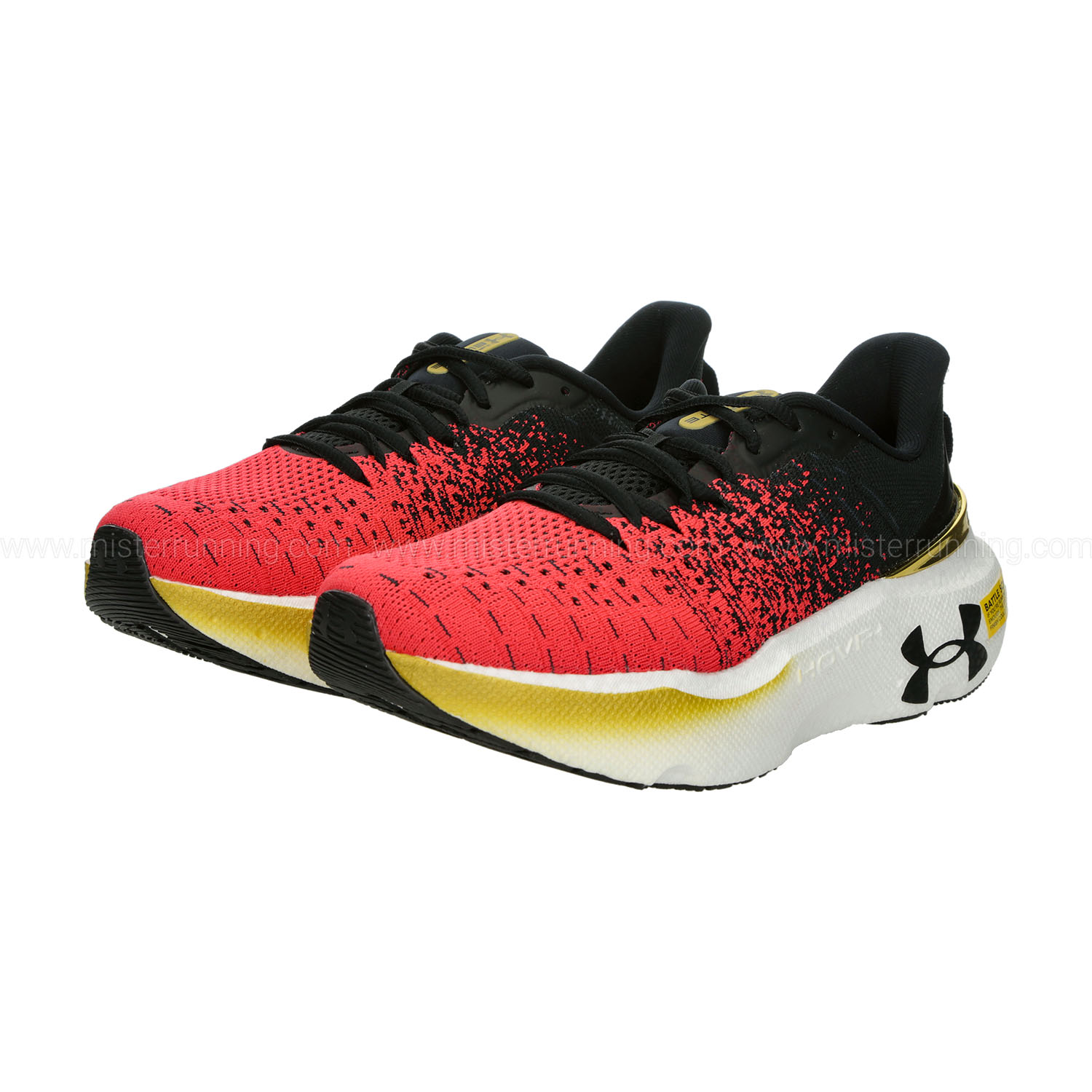 Under Armour Infinite Elite Black/Solar Red/Metallic Gold