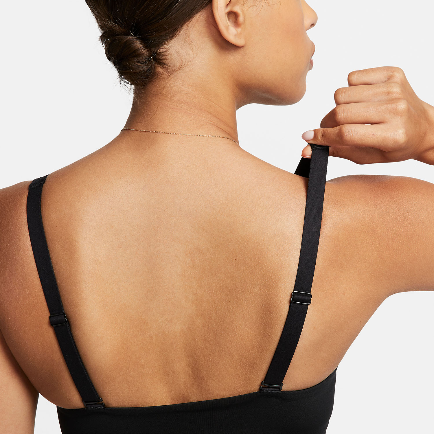 Nike Dri-FIT Indy Reggiseno Sportivo Black/Dark Smoke Grey