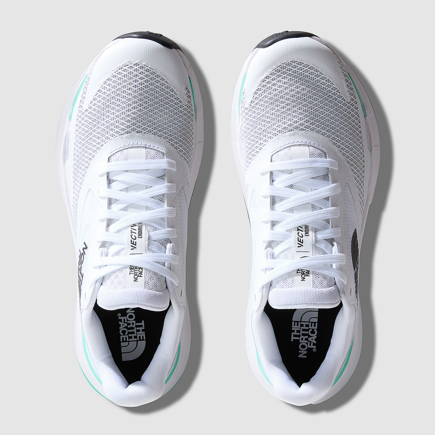 The North Face Vectiv Enduris 3 TNF White/Vivid Seafoam