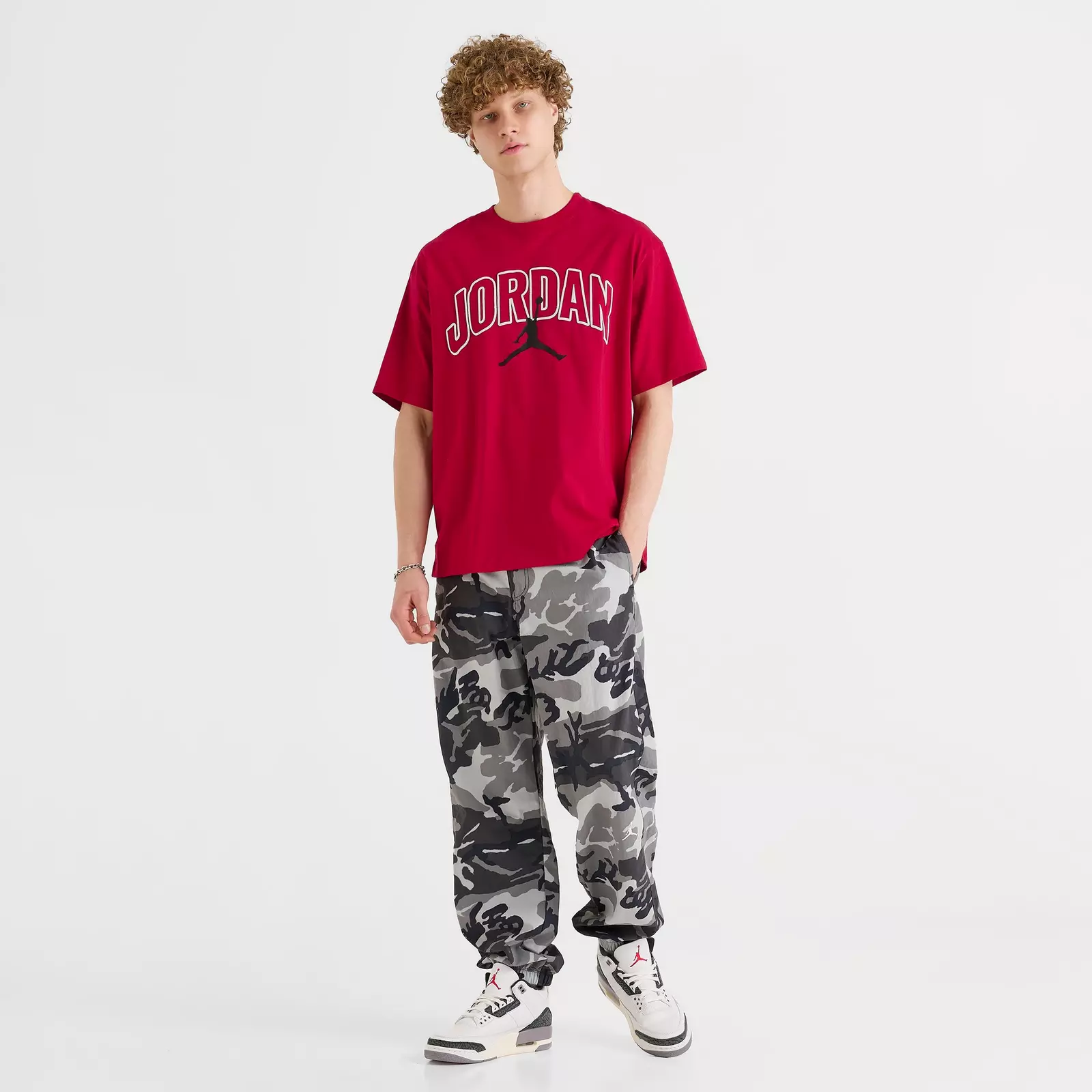 Men's Jordan Brooklyn Arch Logo T-Shirt