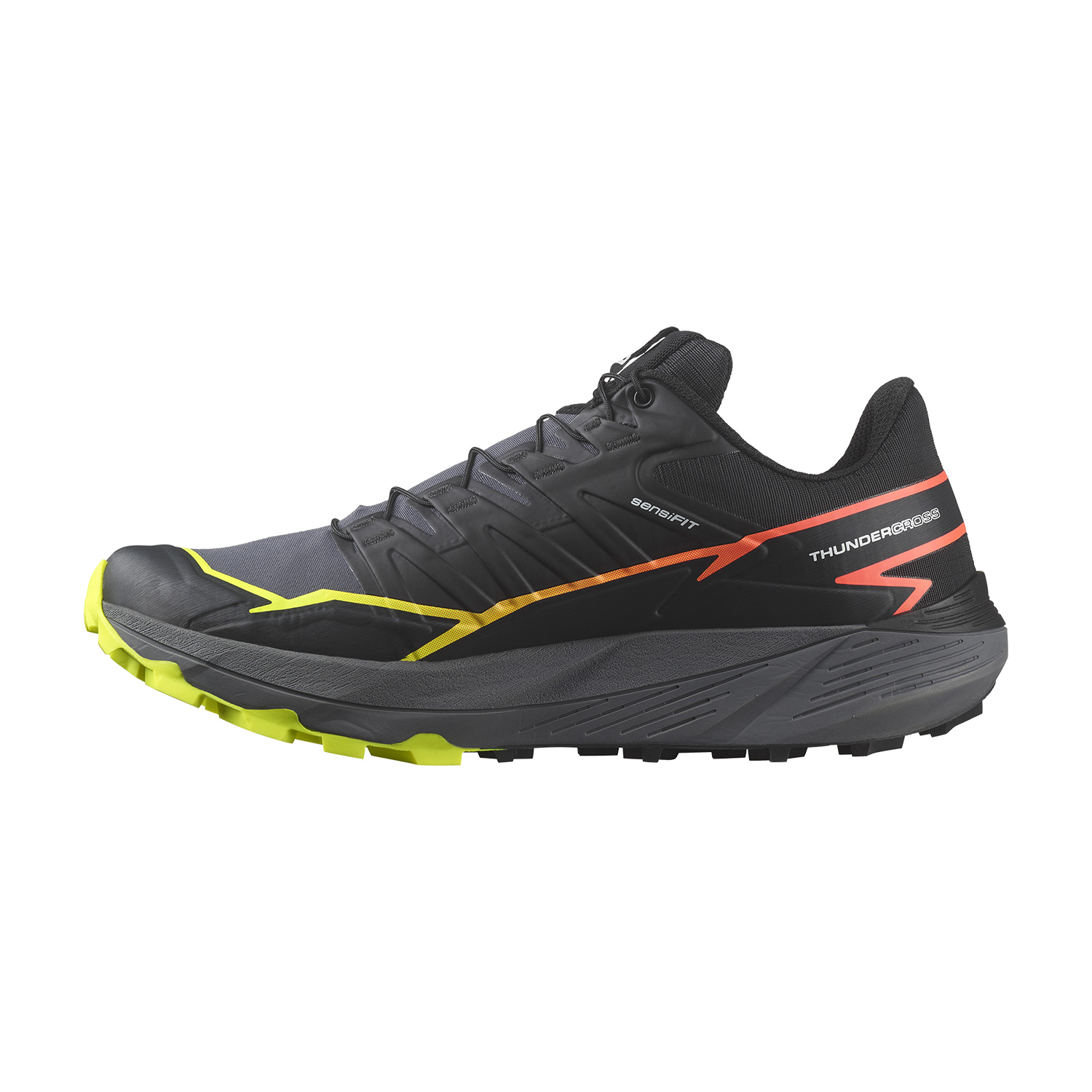 Salomon Thundercross Black/Quiet Shade/Fiery Coral