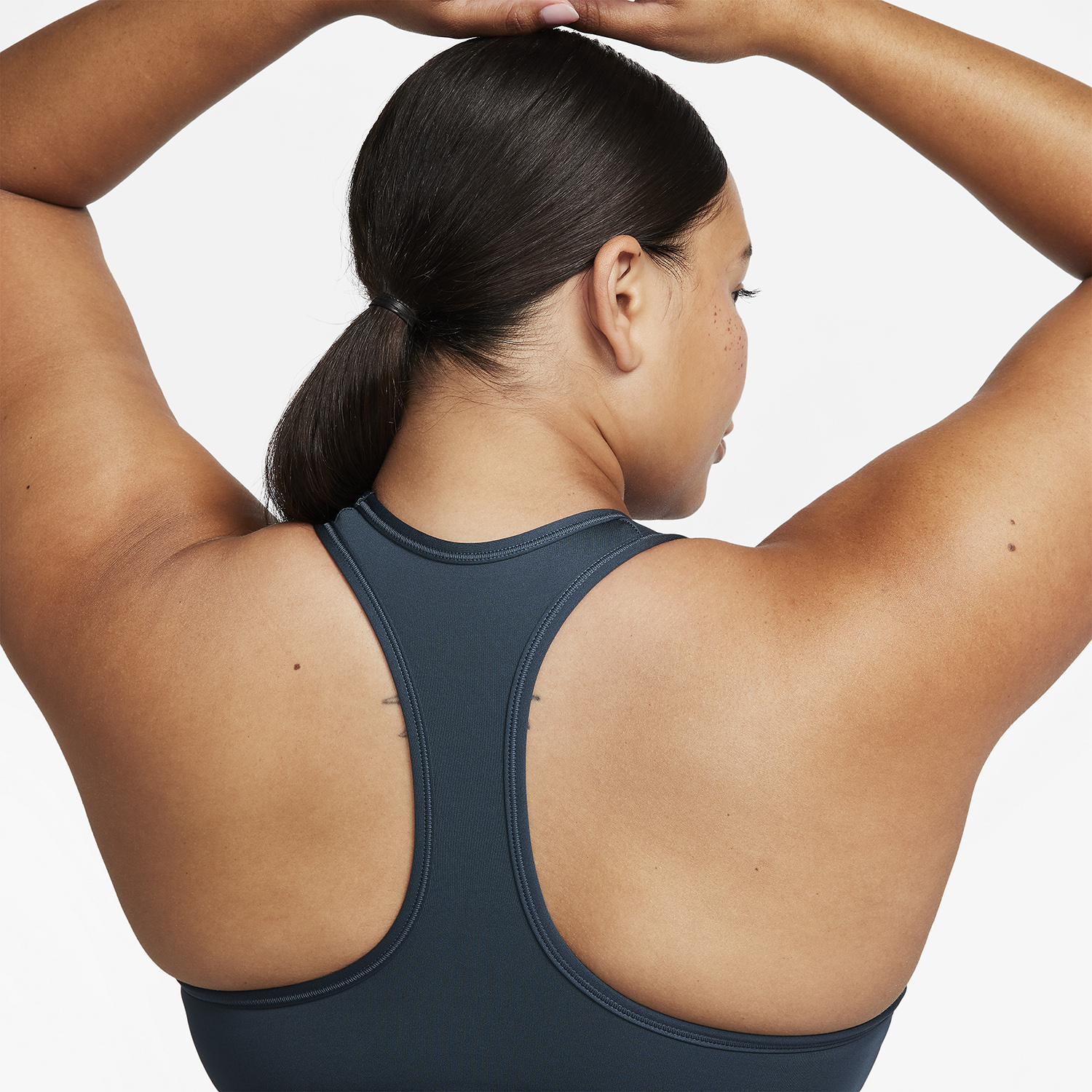 Nike Swoosh Dri-FIT Reggiseno Sportivo Deep Jungle/White