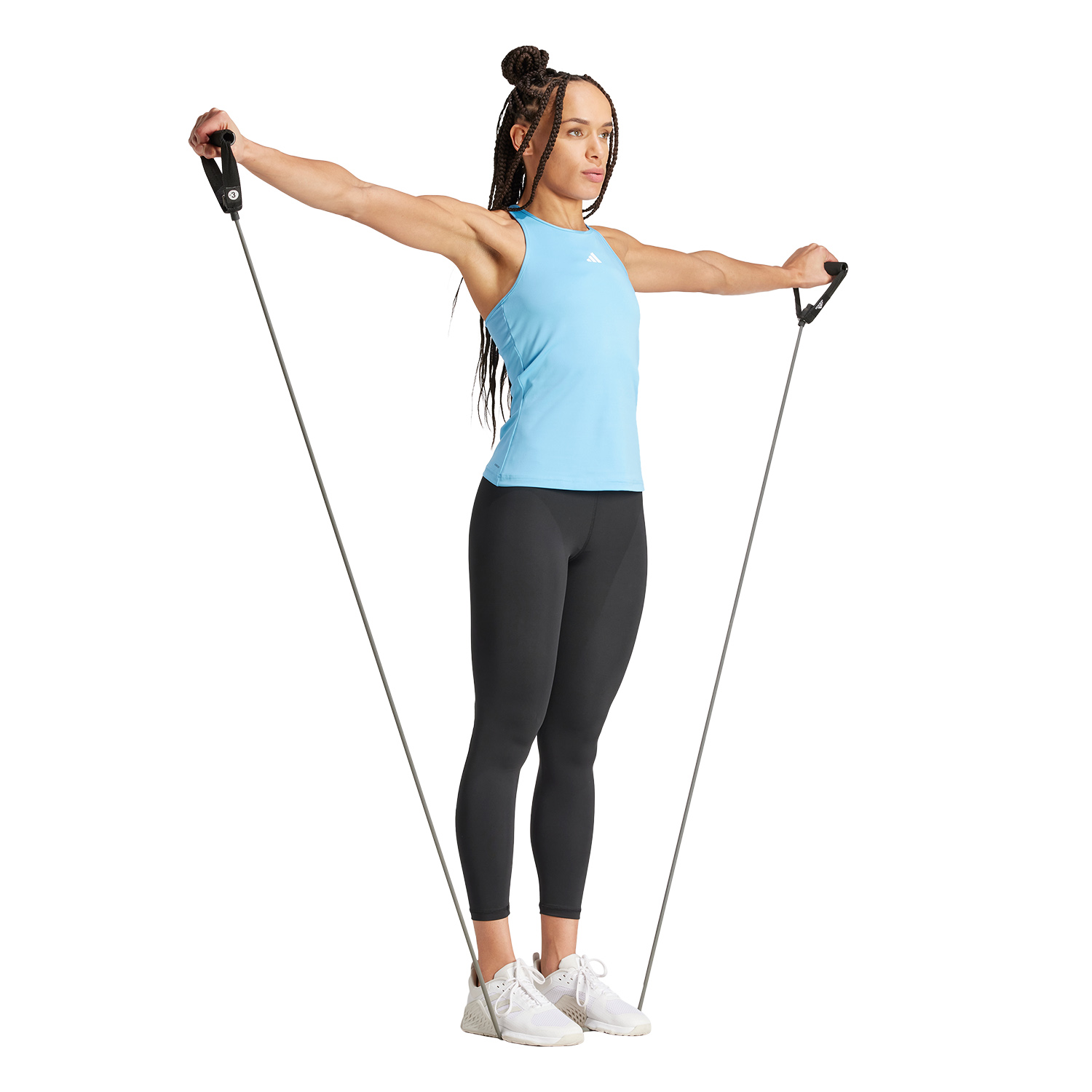 adidas Performance AEROREADY Canotta Semi Blue Burst/White