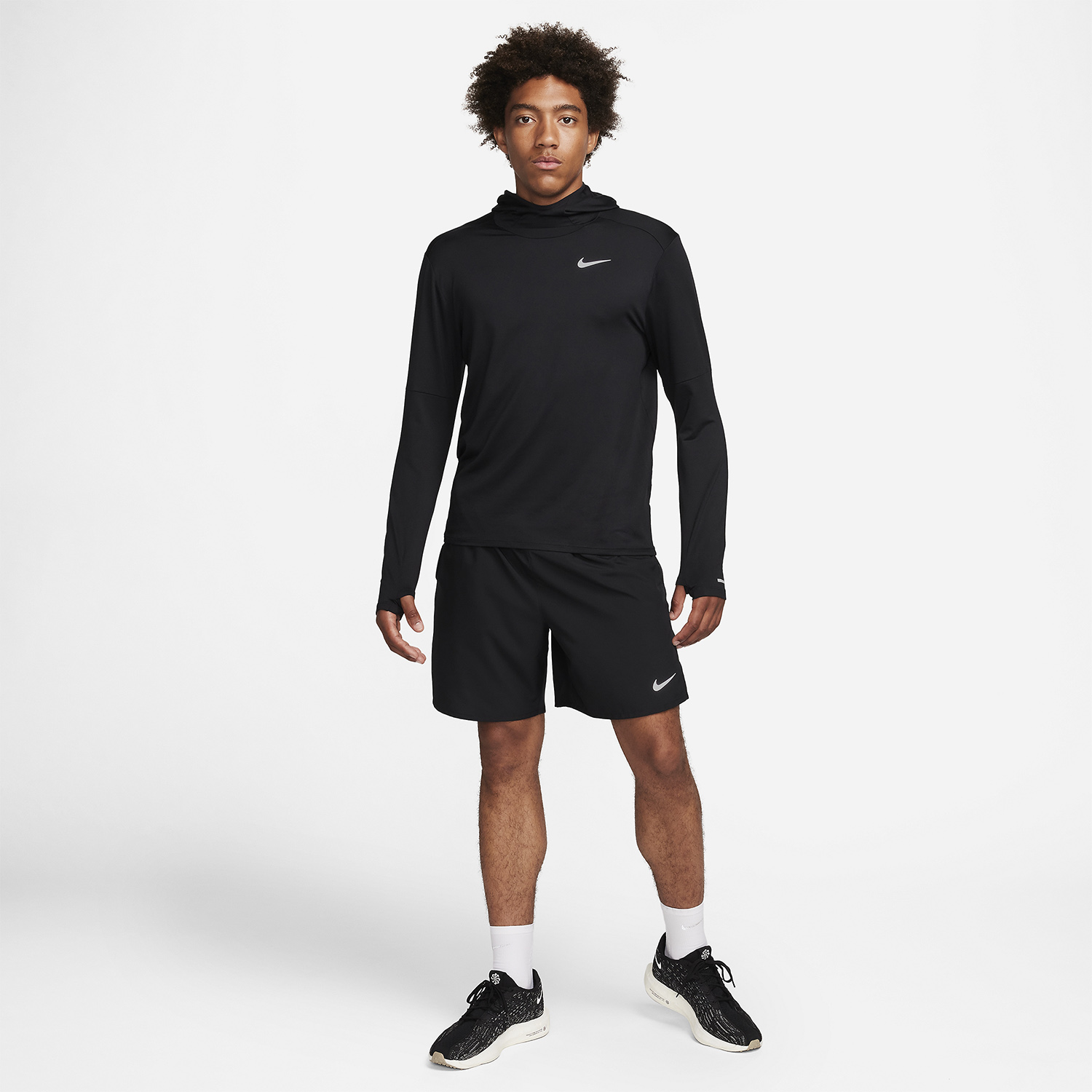 Nike Dri-FIT Element Maglia Black/Reflective Silver