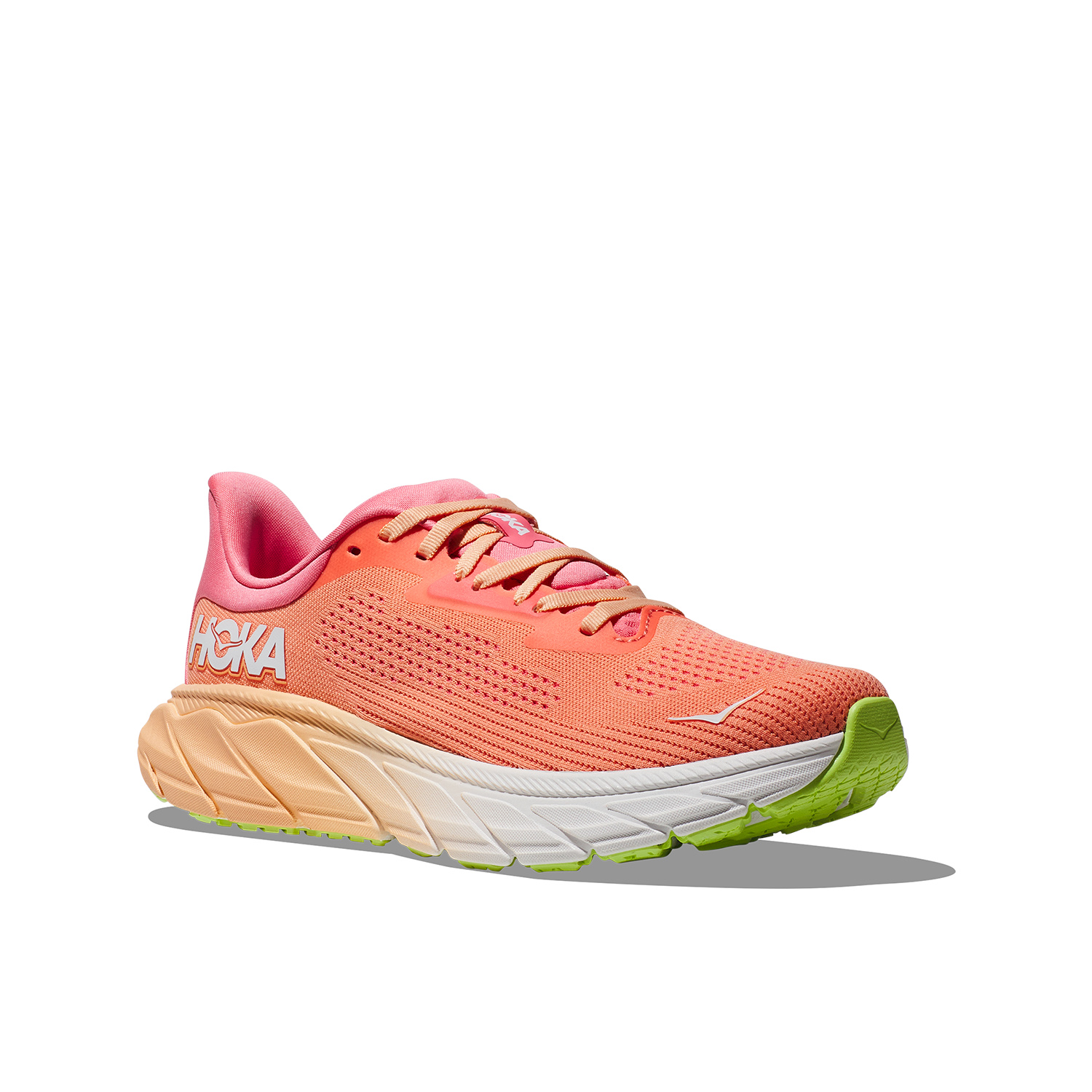Hoka Arahi 7 Wide Papaya/Coral